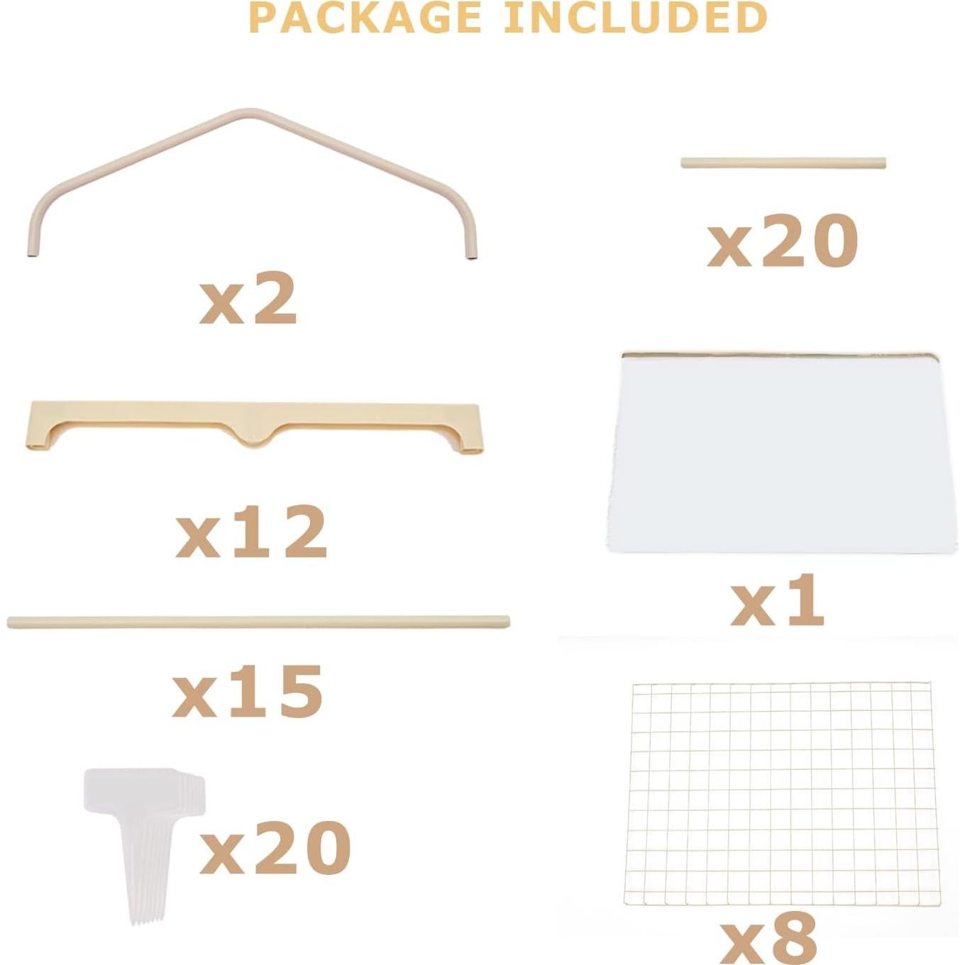 Invernadero Mini Portátil Purlyu 5 Niveles 190.5 cm