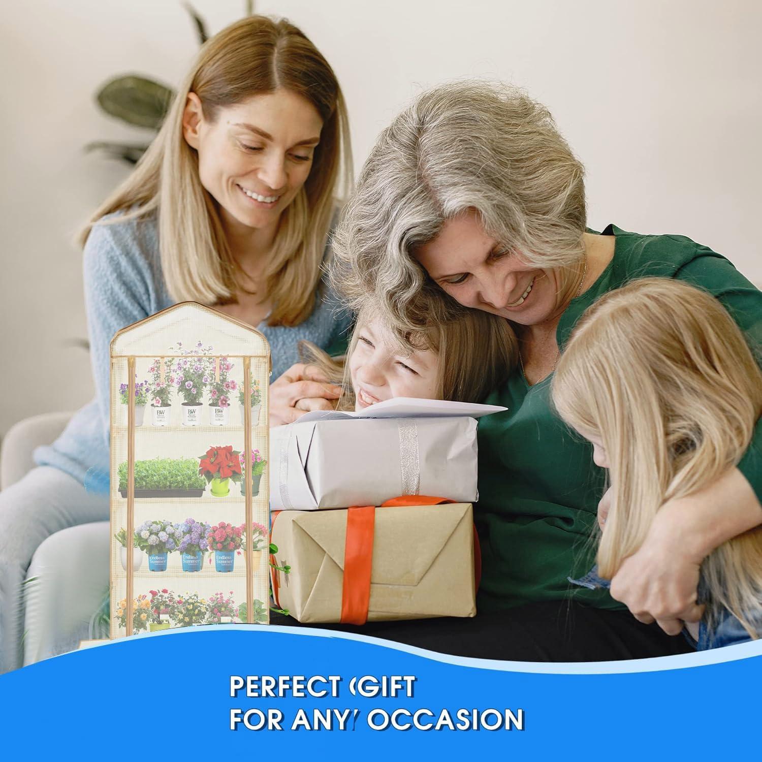 Mini Invernadero Purlyu 4 Niveles 76.2x50.8x157.5 cm