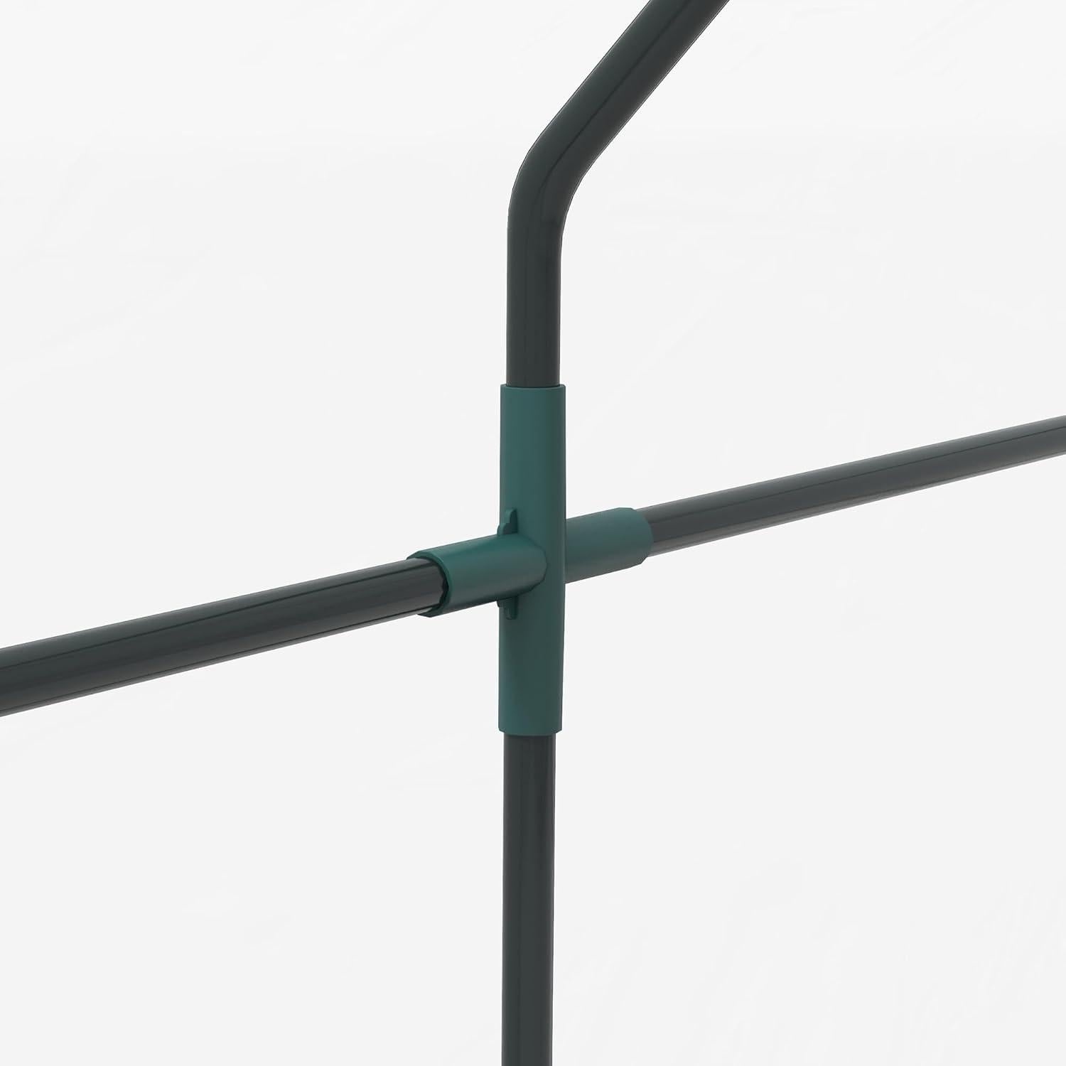 Invernadero Portátil Outsunny 1.80 m x 0.90 m, Estructura Acero