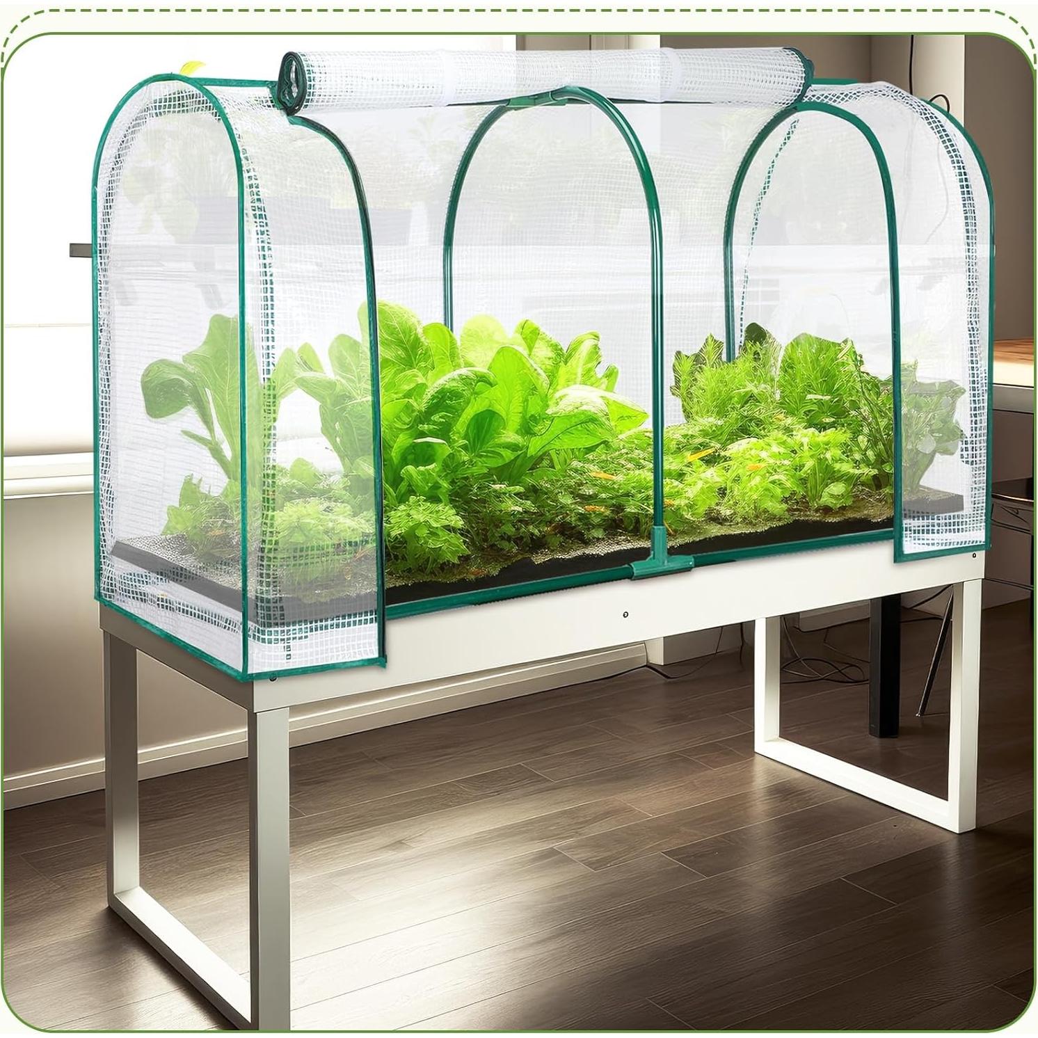 Cubierta de Invernadero Portátil GlikCeil 2 Pcs 120x53x61 cm