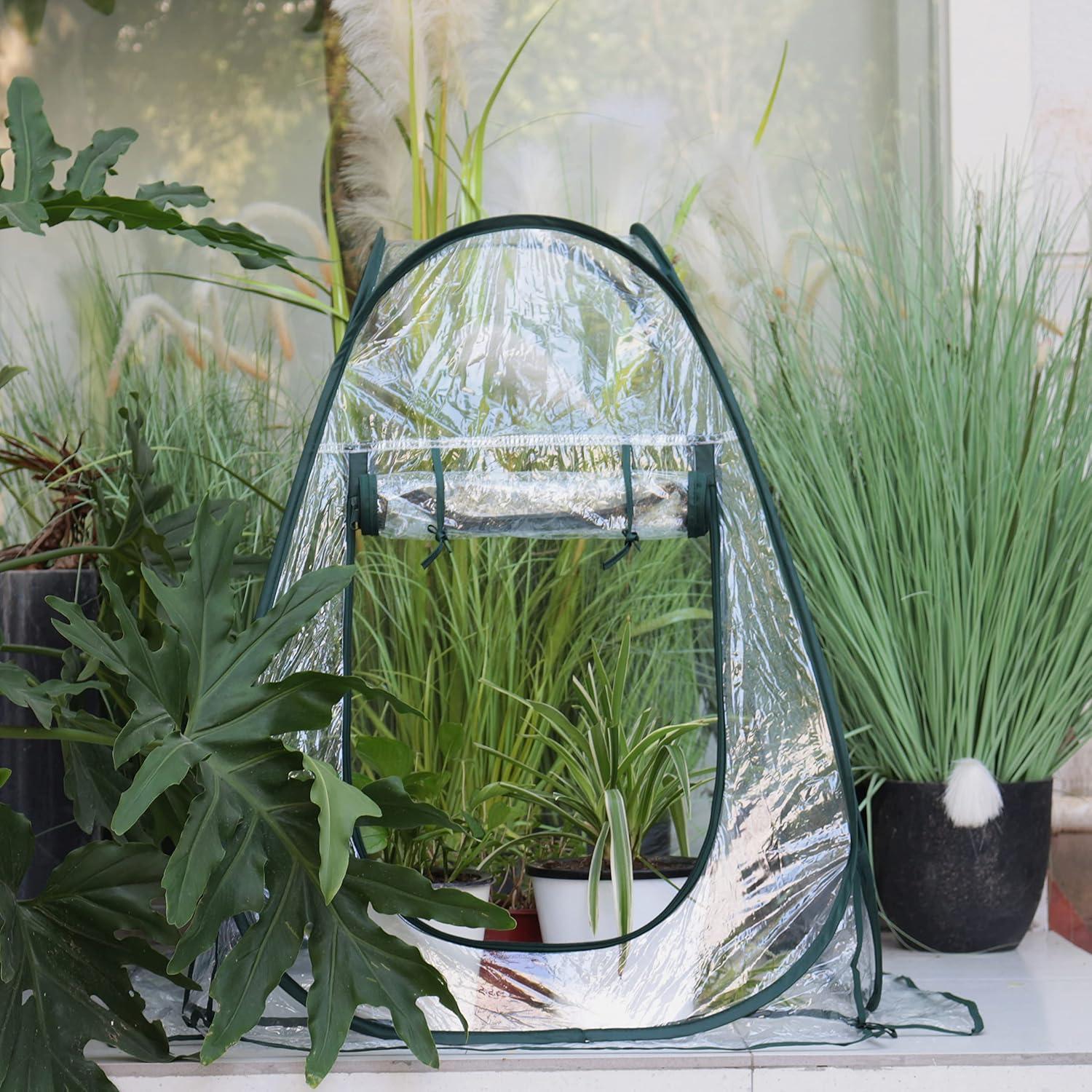 Invernadero Pop-up Gardzen 68.5x68.5x78.7 cm para Plantas