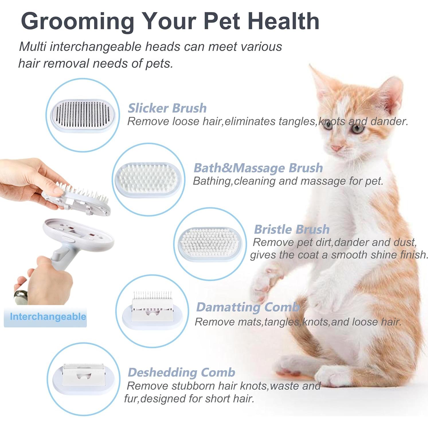 Kit de Acicalamiento 5 en 1 PETPAWLOVELY para Mascotas