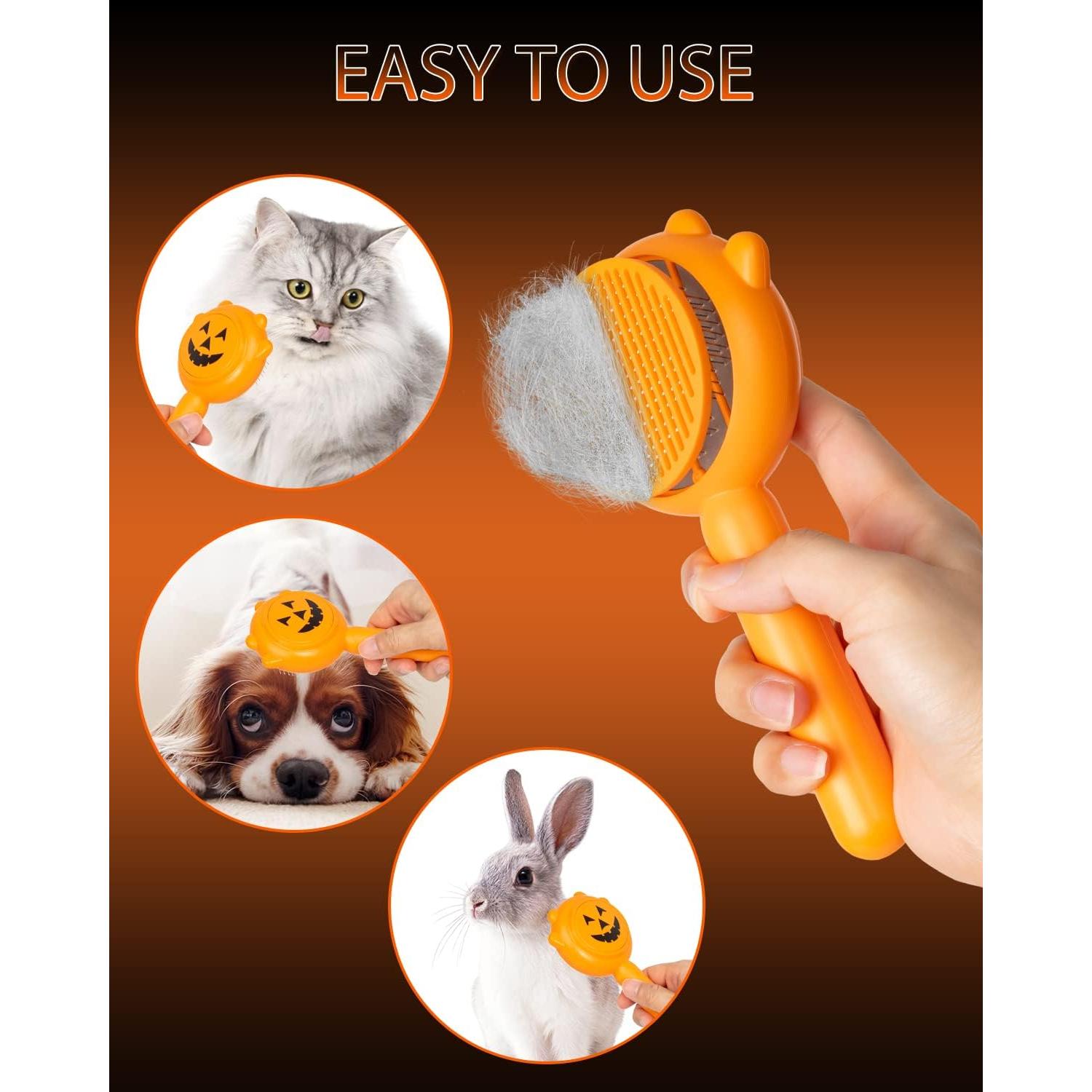 Cepillo Slicker Autolimpiante Awpland para Perros y Gatos