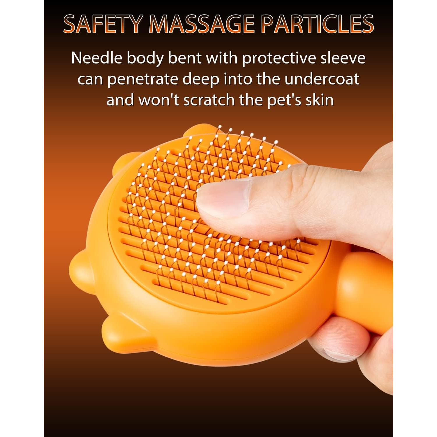 Cepillo Slicker Autolimpiante Awpland para Perros y Gatos