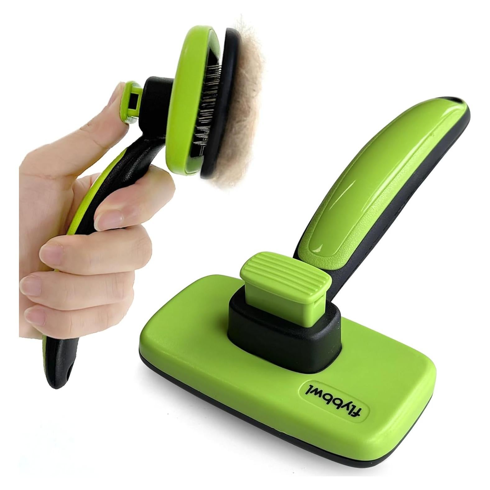 Cepillo Autolimpiante para Mascotas Flybbwl - Pelo Largo y Corto