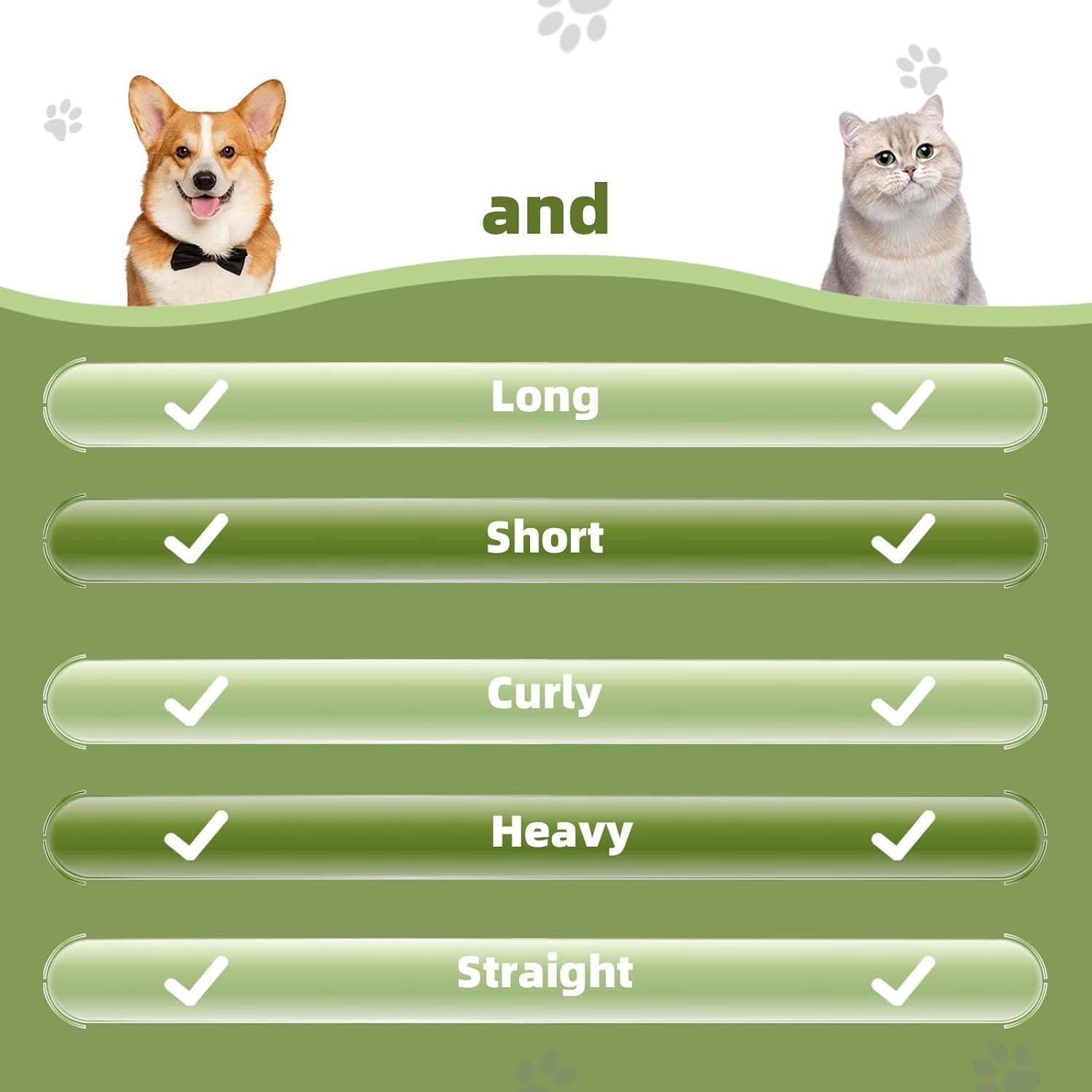 Cepillo Autolimpiante para Mascotas Flybbwl - Pelo Largo y Corto