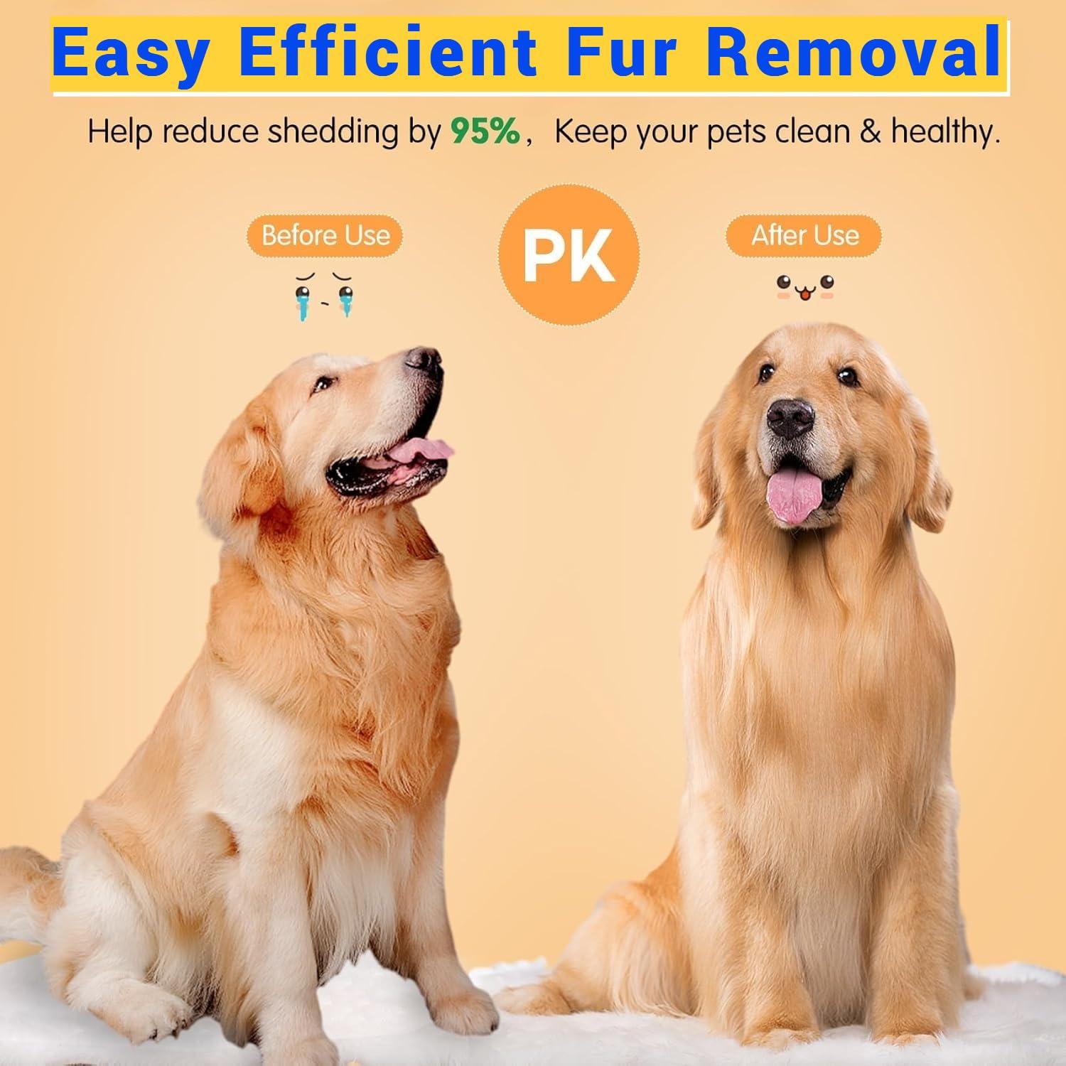 Cepillo Autolimpiante para Mascotas Yiwu - Azul, 19x10.5cm