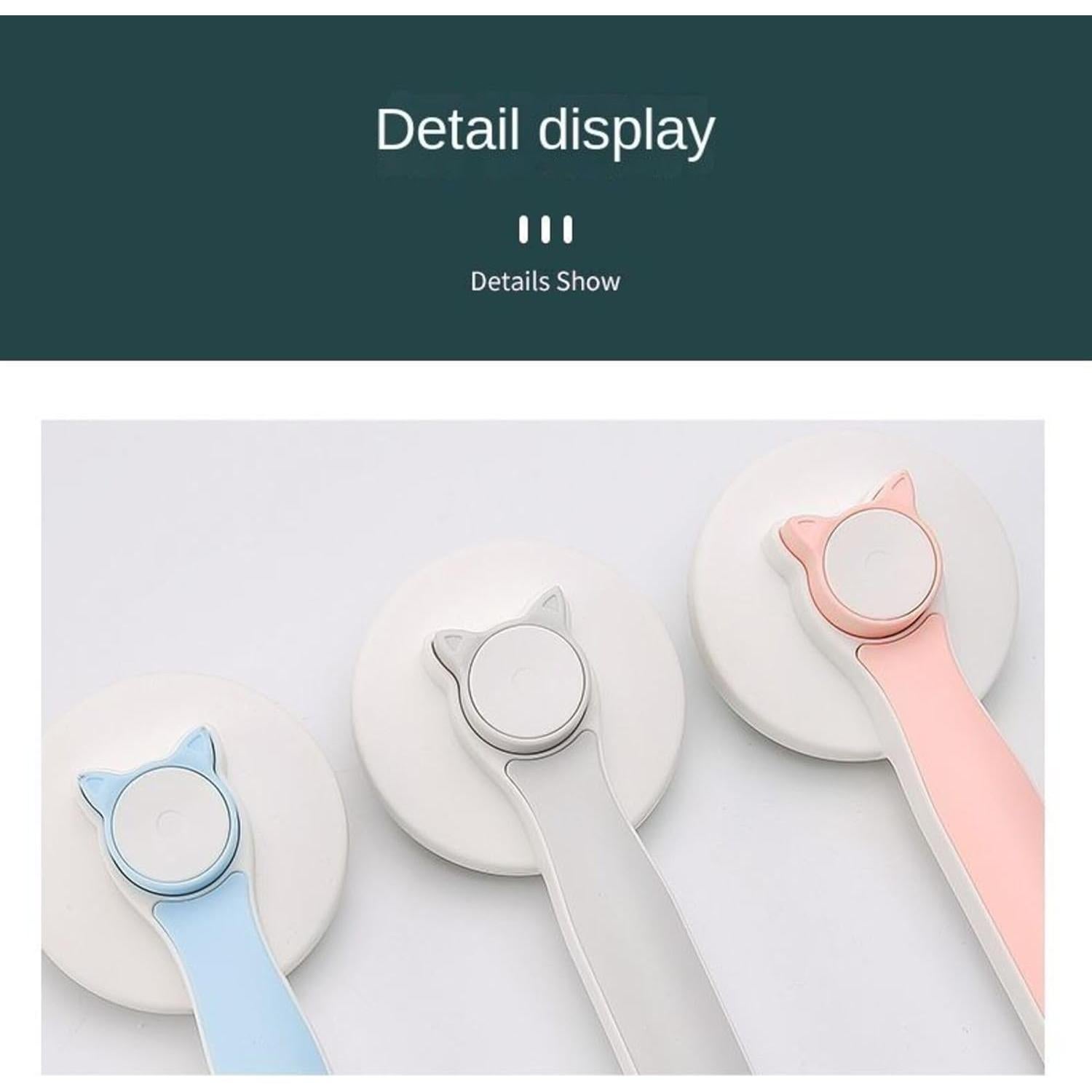 Cepillo Slicker Autolimpiante Falnatco para Gatos y Perros Azul