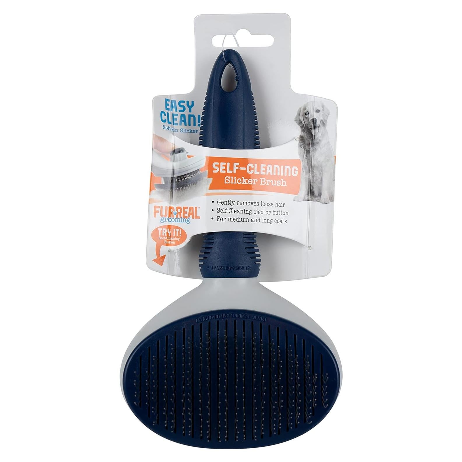 Cepillo Slicker Grande FurReal para Perros Medianos y Largos