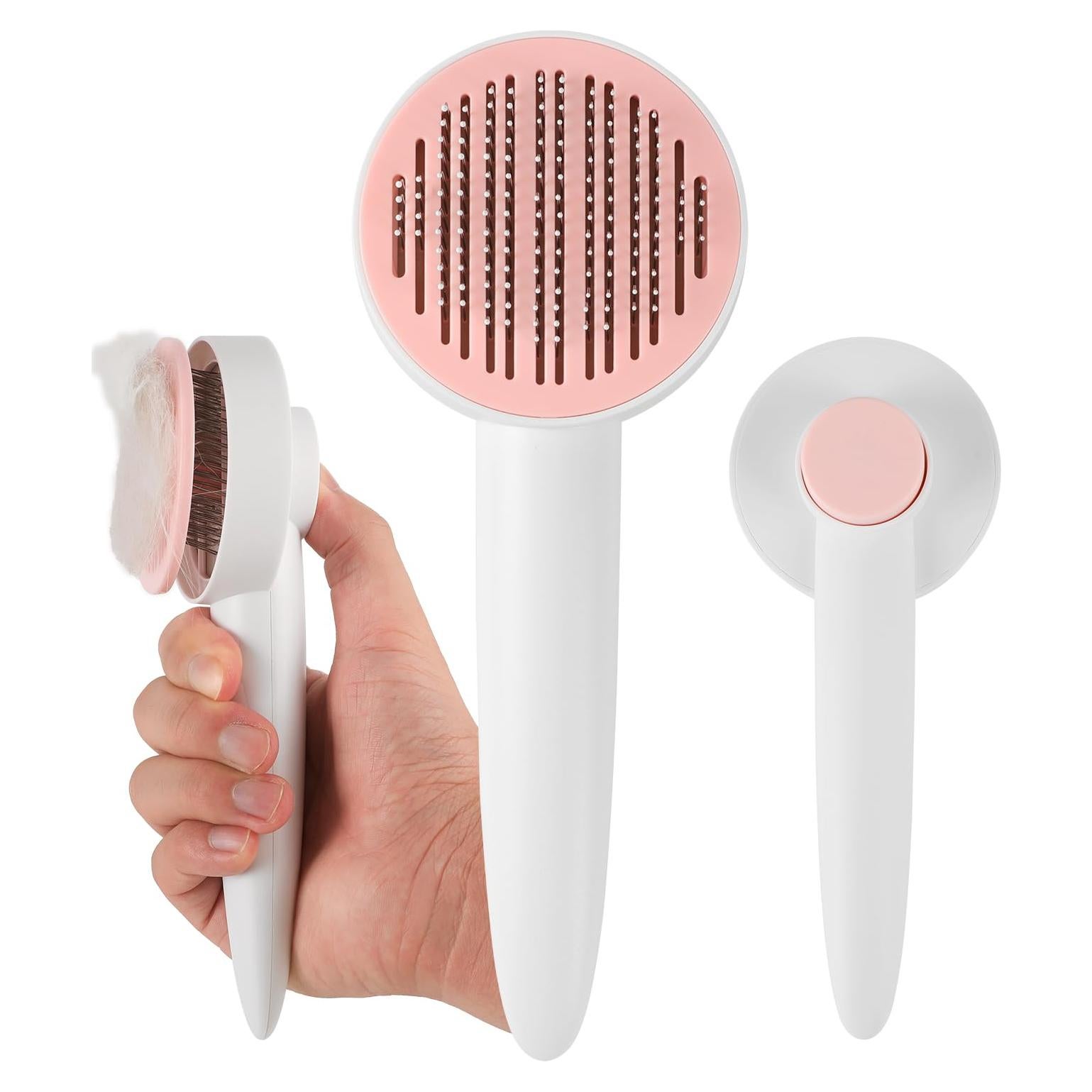 Cepillo Slicker Autolimpiante HYPERSPACE para Gatos y Perros