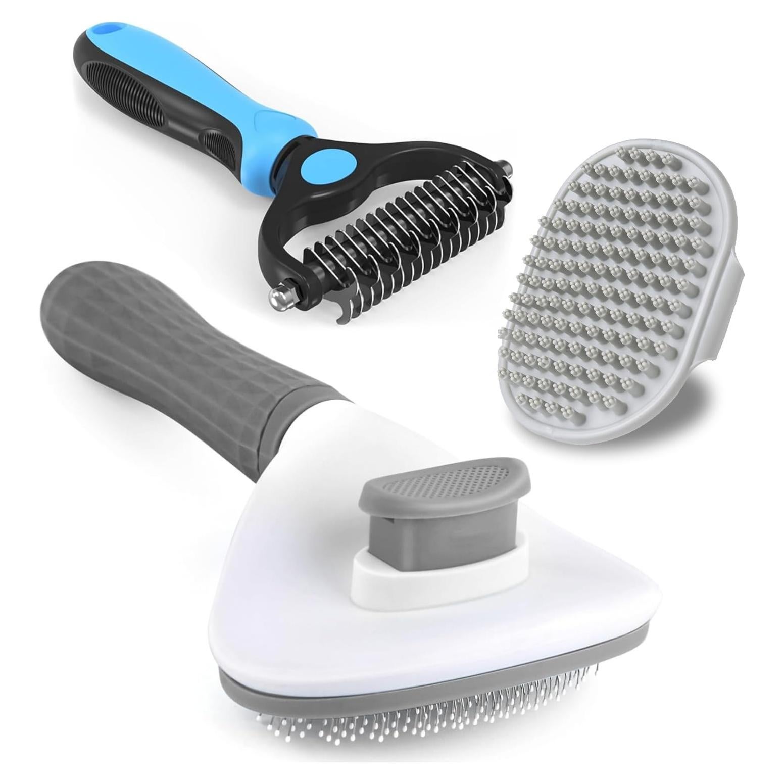 Juego de 3 Cepillos para Perros Kwispel - Cuidado y Baño