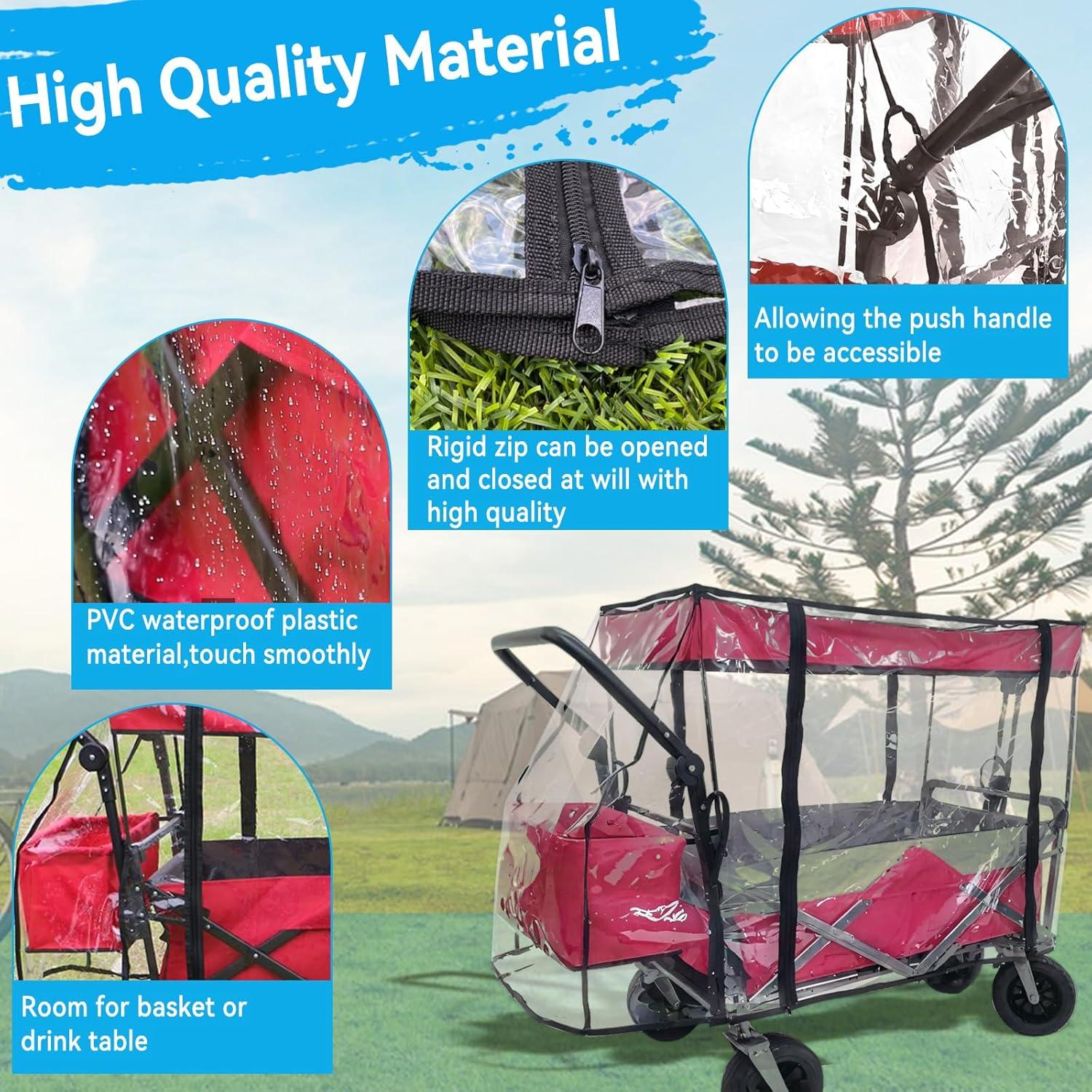 Cubierta de Lluvia Universal SYWAN para Carro de Bebé 110x74cm