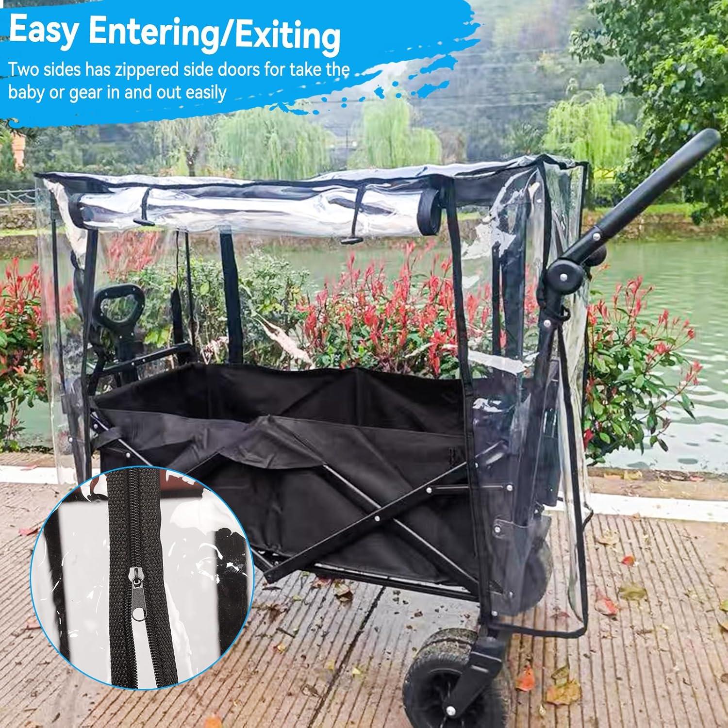 Cubierta de Lluvia Universal SYWAN para Carro de Bebé 110x74cm