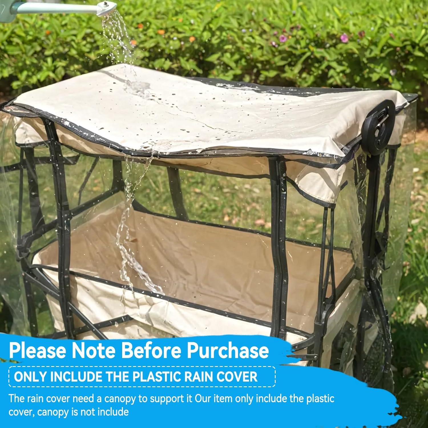 Cubierta de Lluvia Universal SYWAN para Carro de Bebé 110x74cm