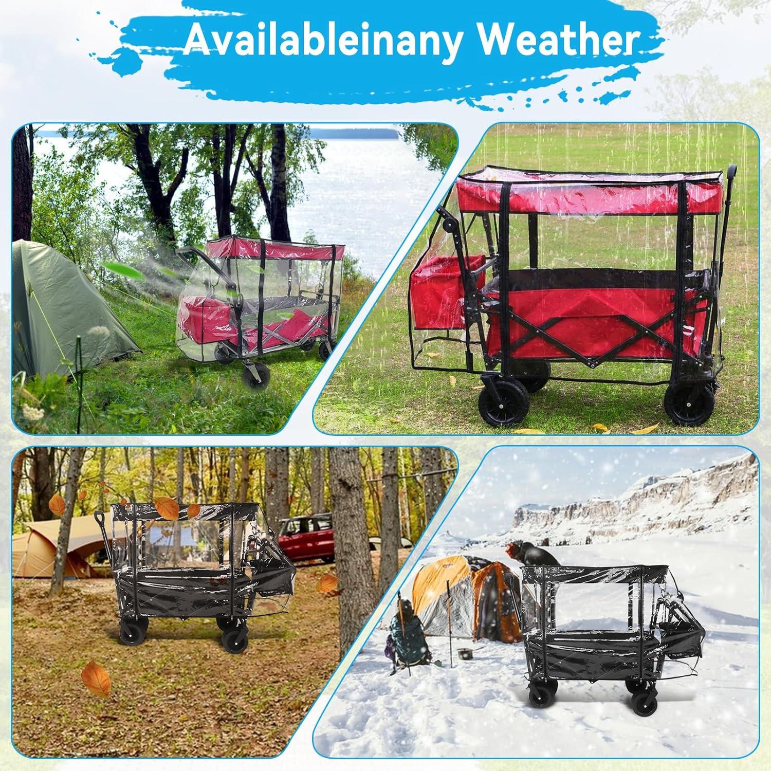 Cubierta de Lluvia Universal SYWAN para Carro de Bebé 110x74cm