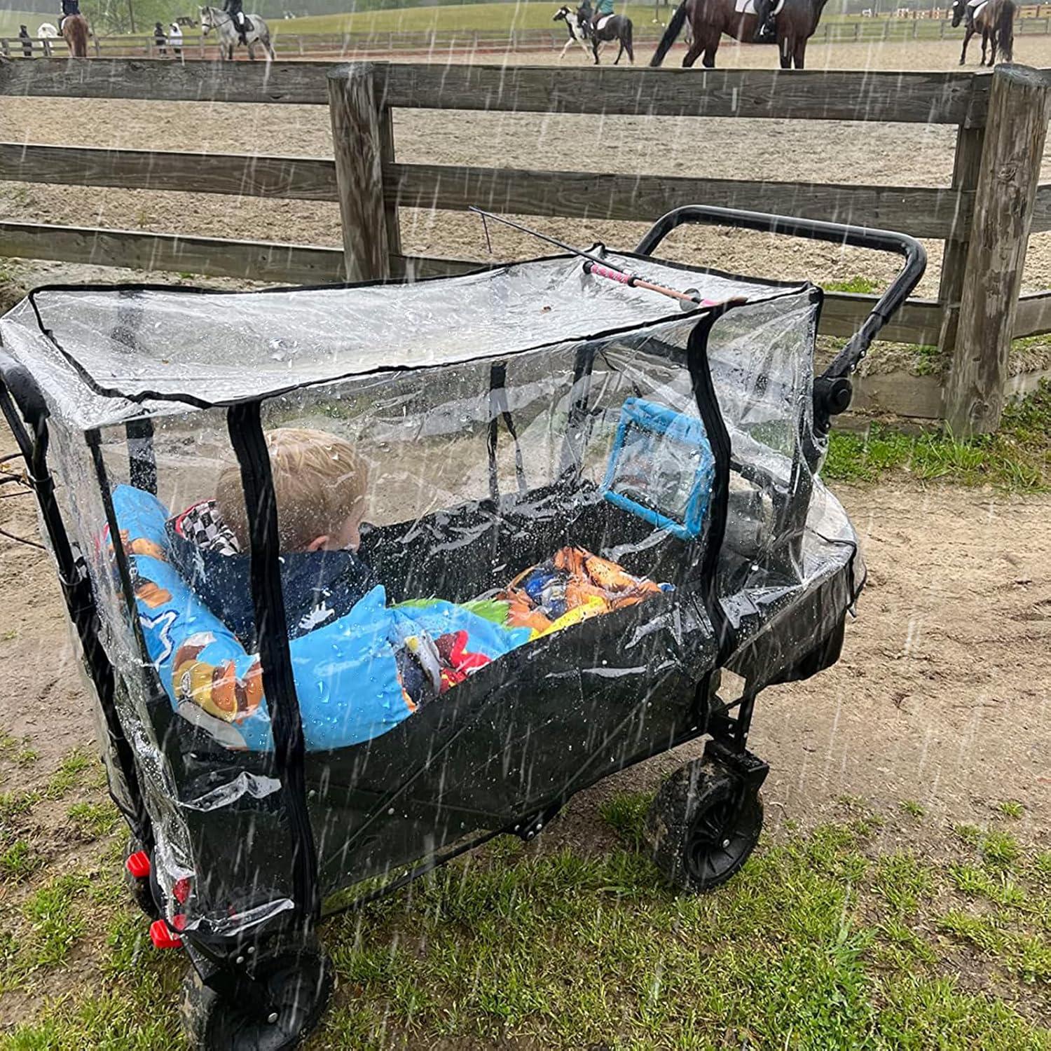 Cubierta de Lluvia Universal SYWAN para Carro de Bebé 110x74cm