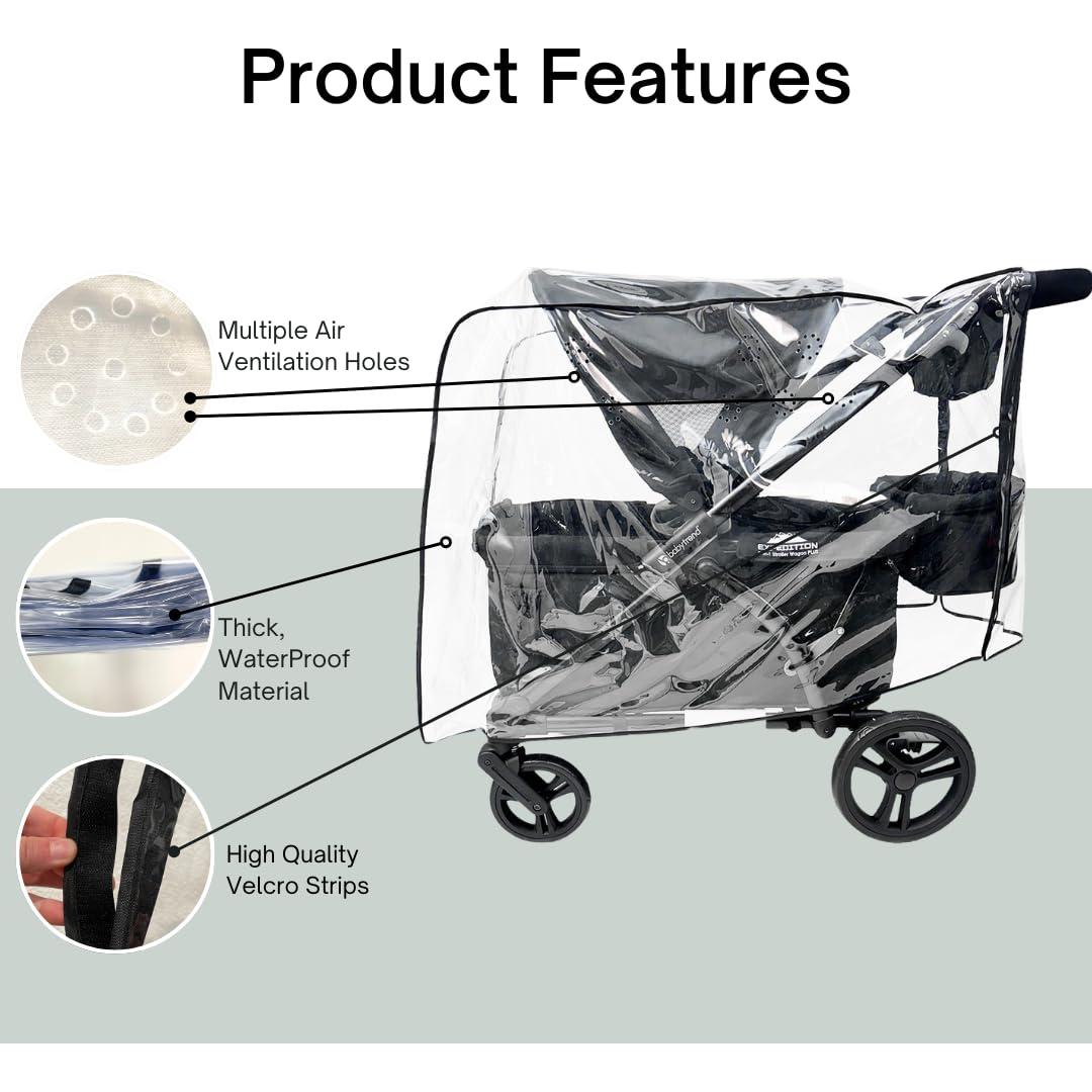 Cubierta de Lluvia y Viento SASHA para Carro Baby Trend Expedition