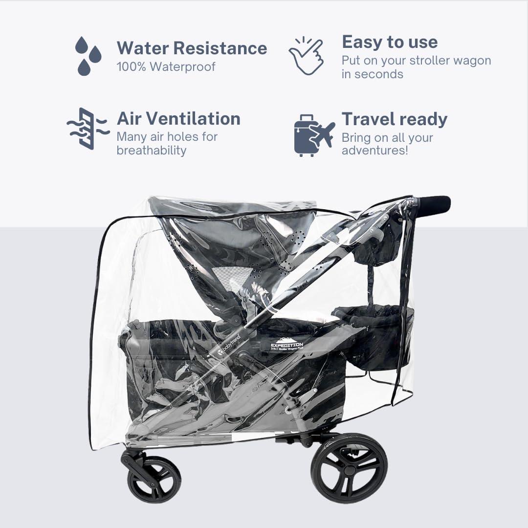 Cubierta de Lluvia y Viento SASHA para Carro Baby Trend Expedition