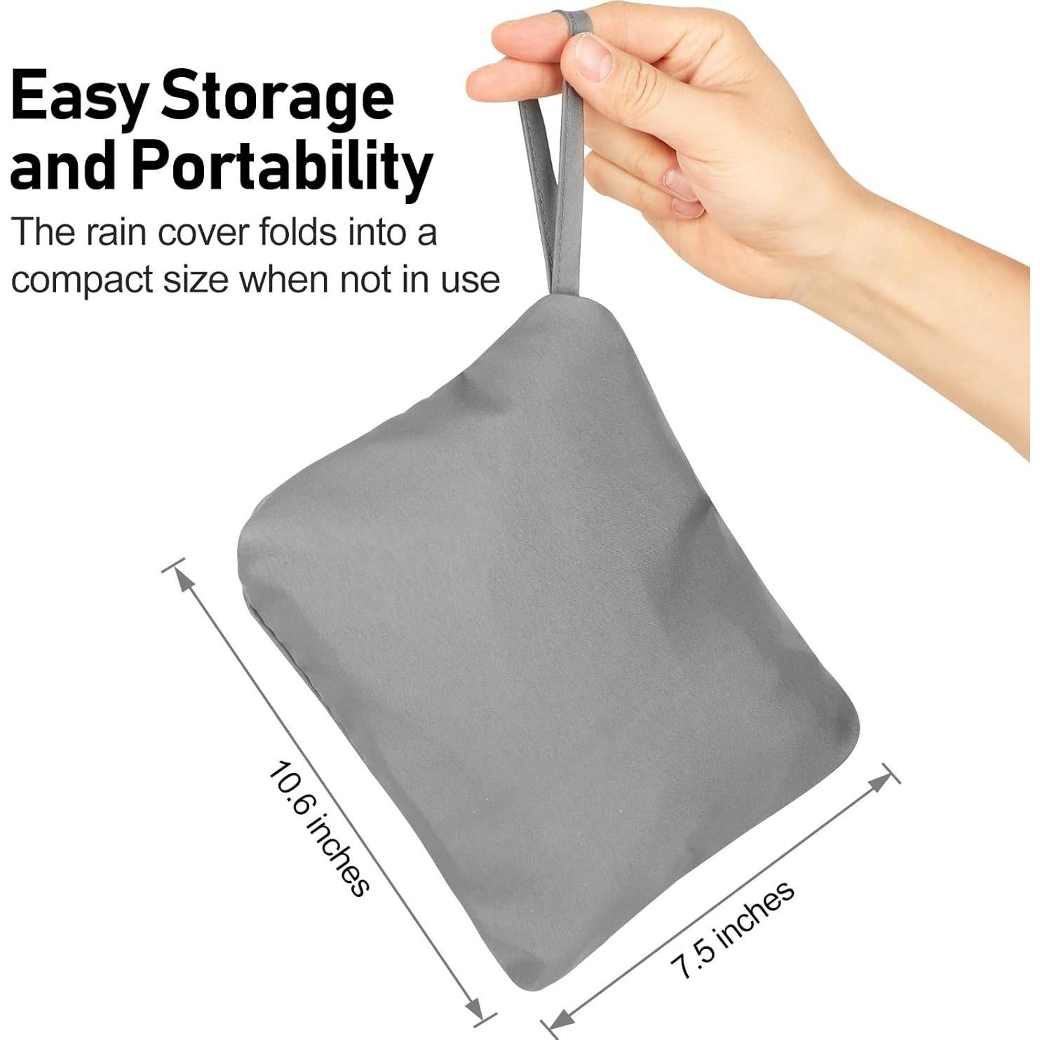 Cubierta de Lluvia Joolz AER+ | Impermeable y Plegable