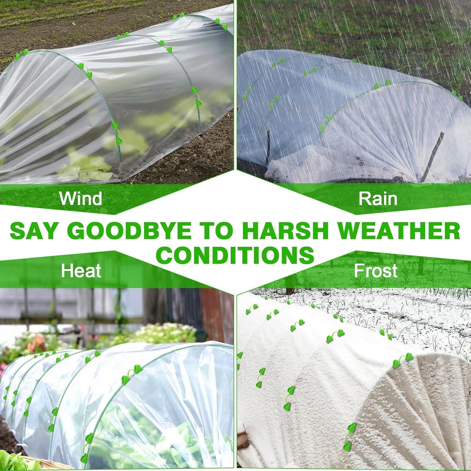 Arcos de Jardín FuBegi 36pcs Fibra de Vidrio para Camas Elevadas