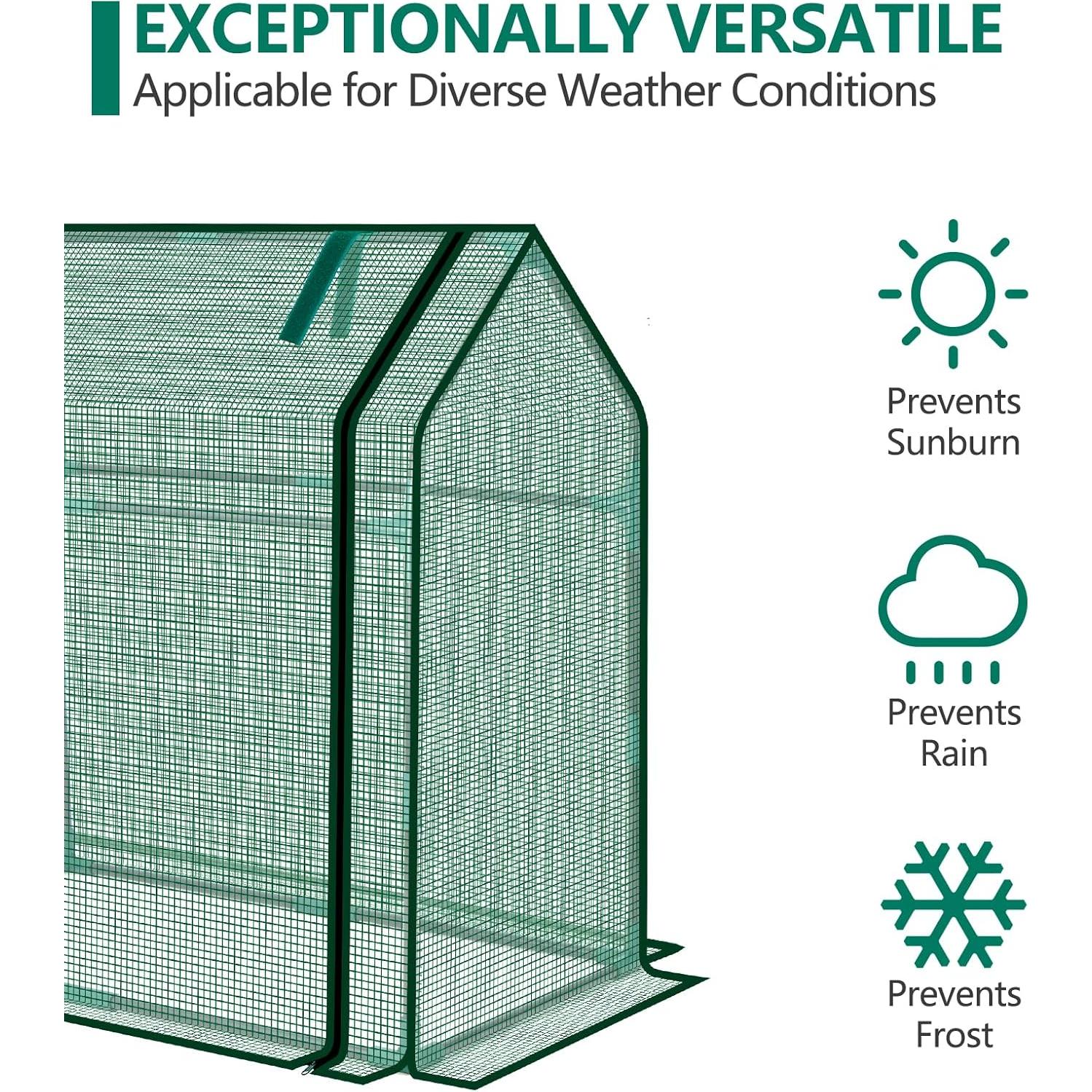 Mini Invernadero Interior SUMGROW 91.4x48.3x86.4 cm con Cremallera