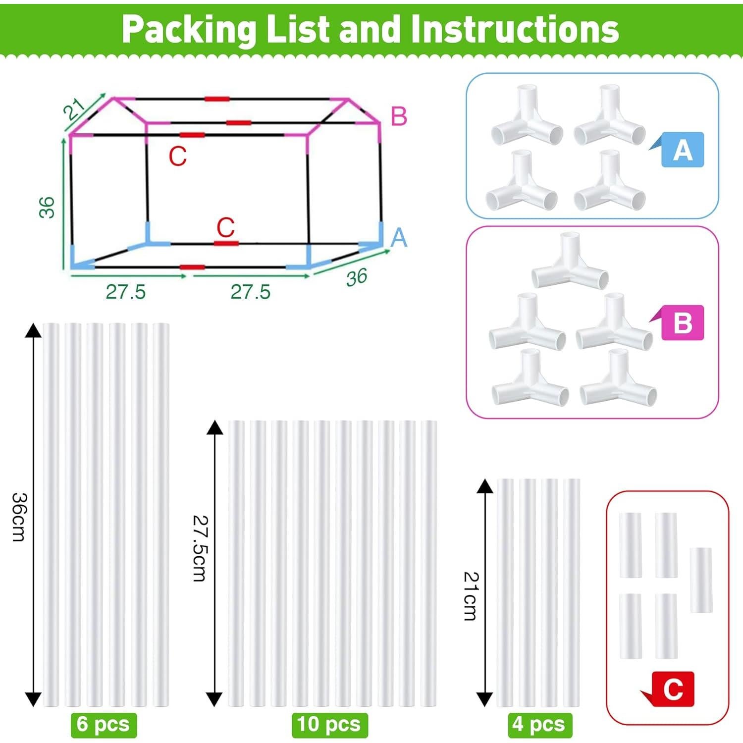 Invernadero Mini Meonum 60x40x50 cm con Alfombrilla Cultivo