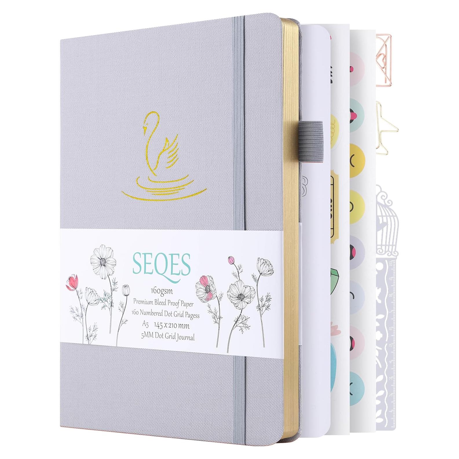 Cuaderno A5 de Puntos SeQeS Cisne - 160 Páginas 160gsm