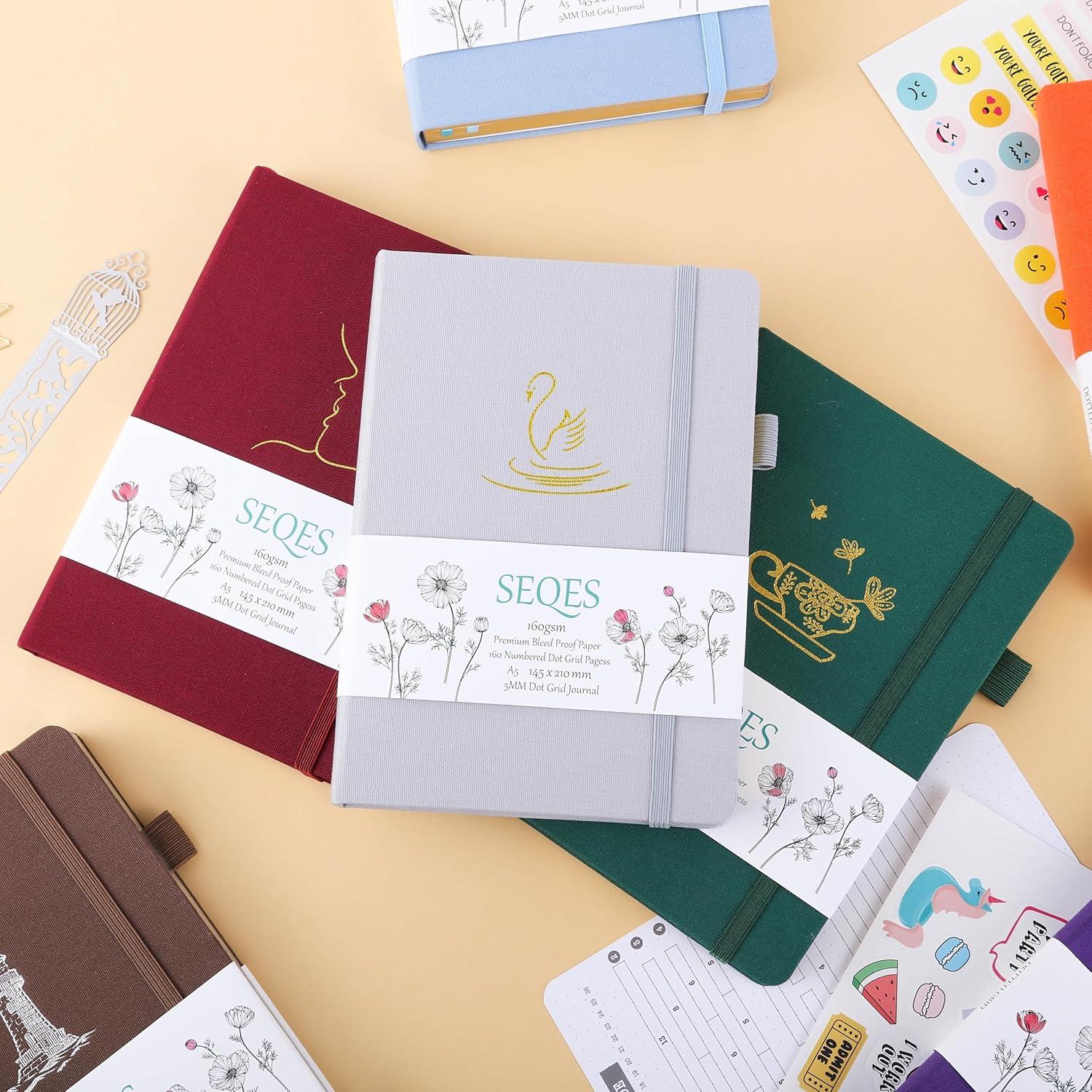 Cuaderno A5 de Puntos SeQeS Cisne - 160 Páginas 160gsm