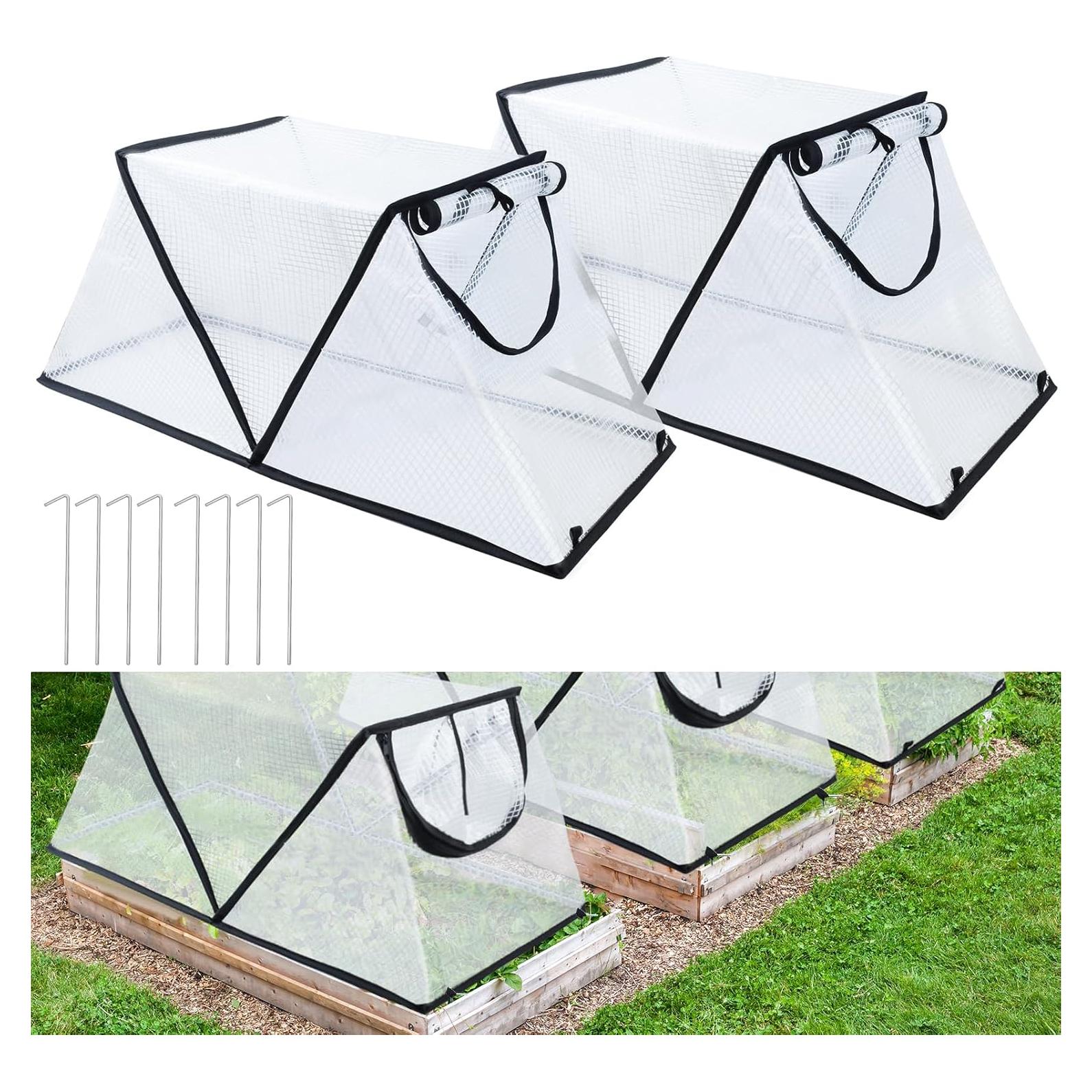 Cubierta de Acelerador de Jardín Mofuiry 2 Piezas 80x34x35cm