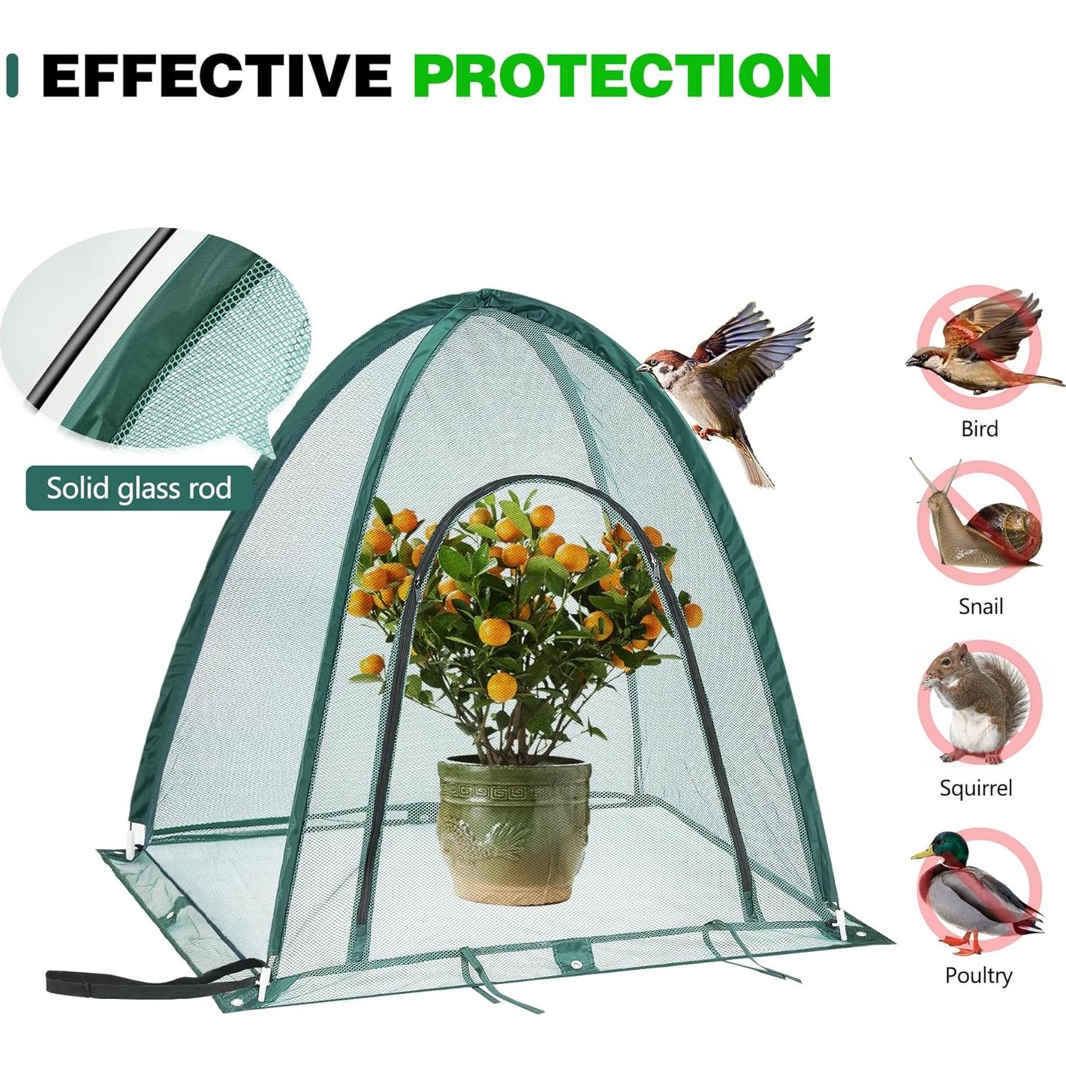 Cubierta de Malla para Plantas Toboom Garden 91x91cm - Protección UV y Animales