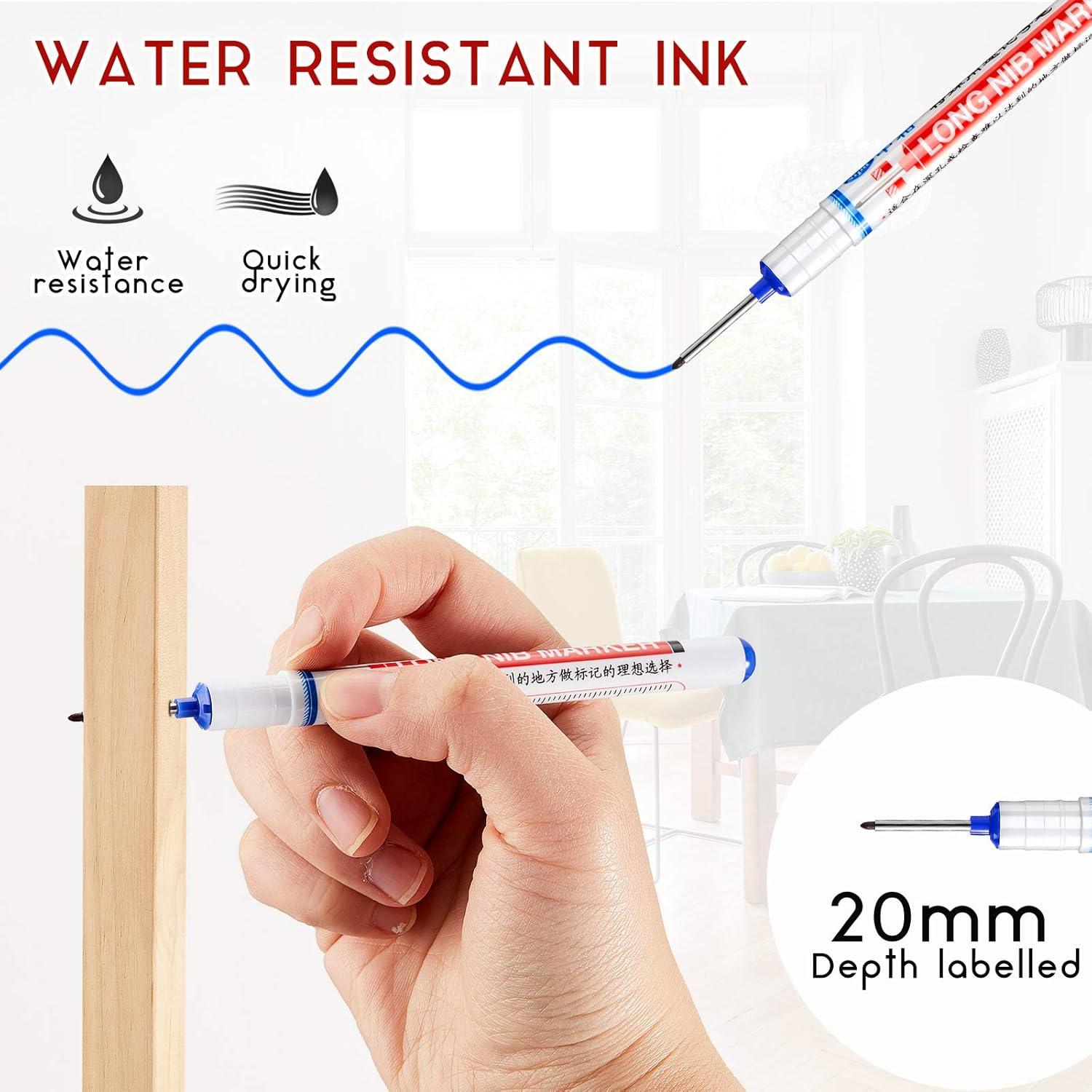 Marcadores de Agujeros Profundos Zonon - 3 Piezas, Rojo, Azul, Negro