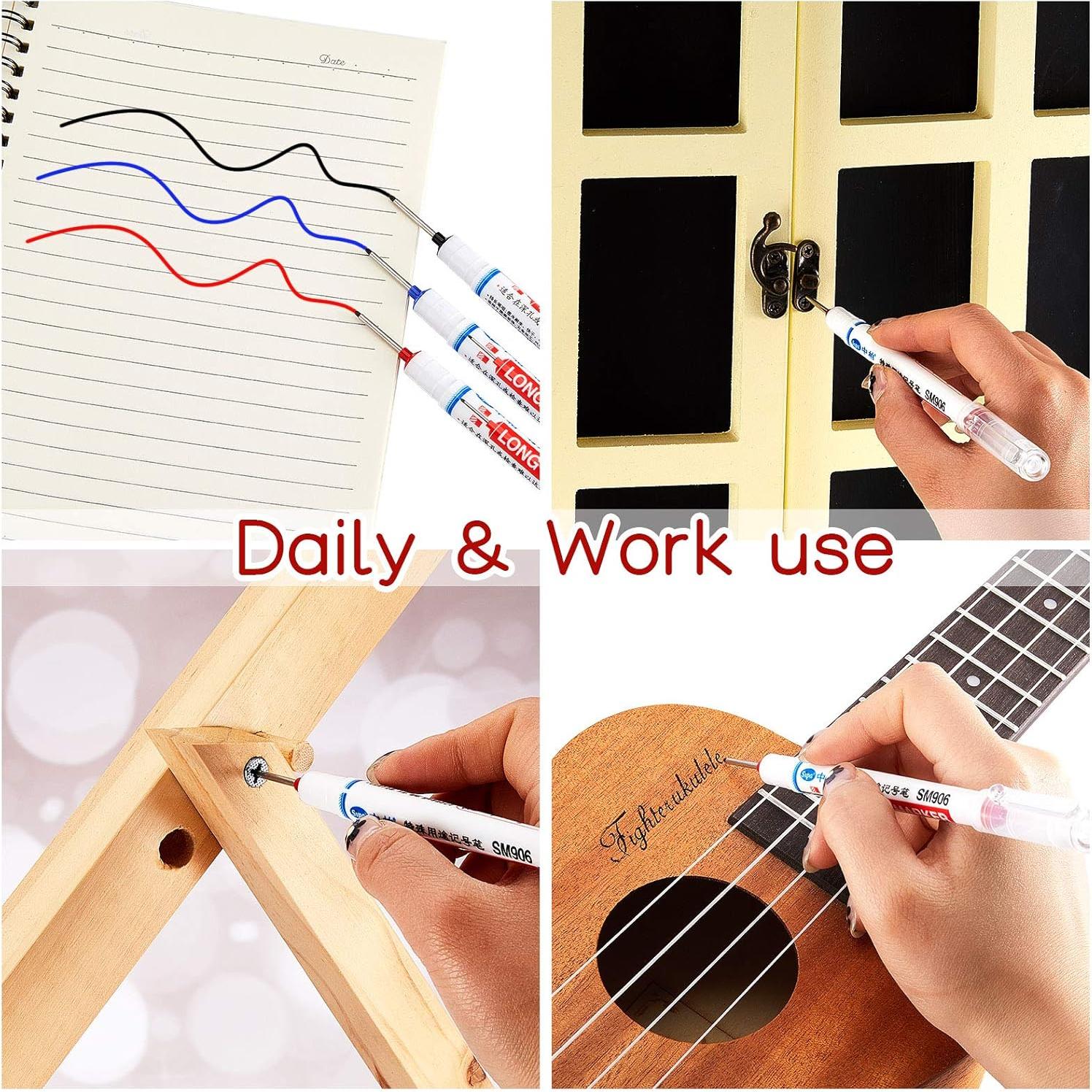 Marcadores de Agujeros Profundos Zonon - 3 Piezas, Rojo, Azul, Negro