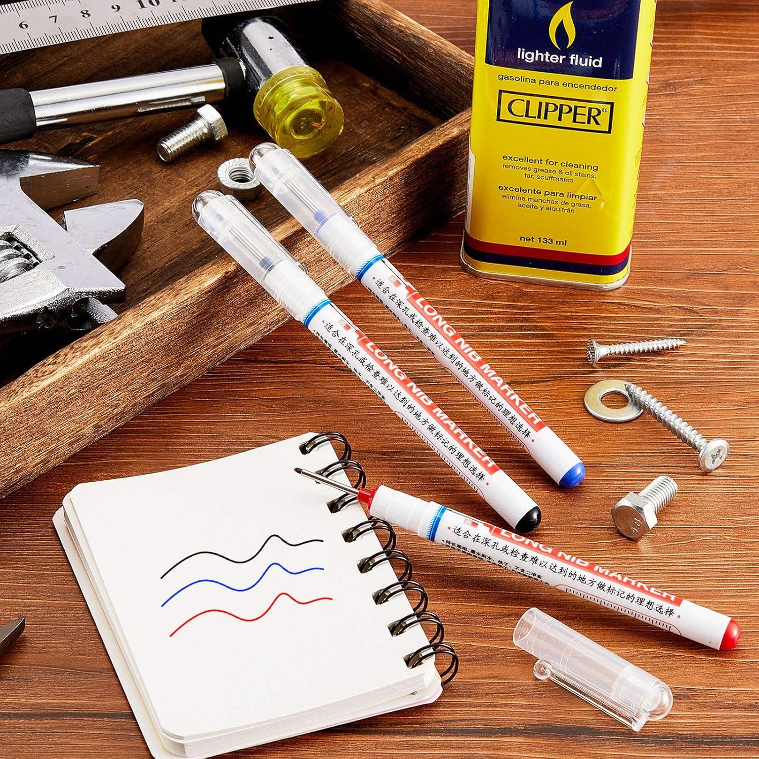 Marcadores de Agujeros Profundos Zonon - 3 Piezas, Rojo, Azul, Negro