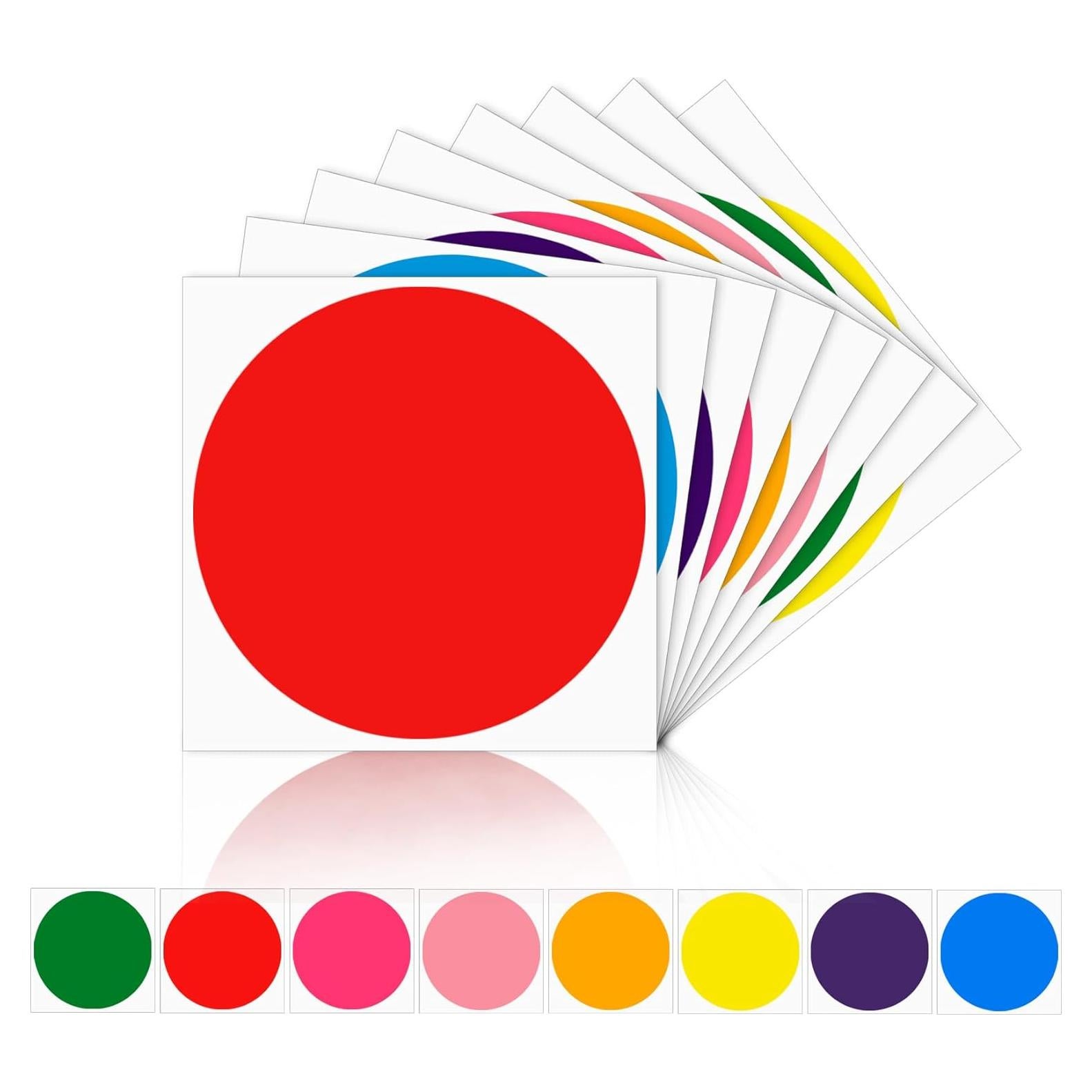 Pegatinas de Piso Multicolores Fenreen 32 PCS 15 cm