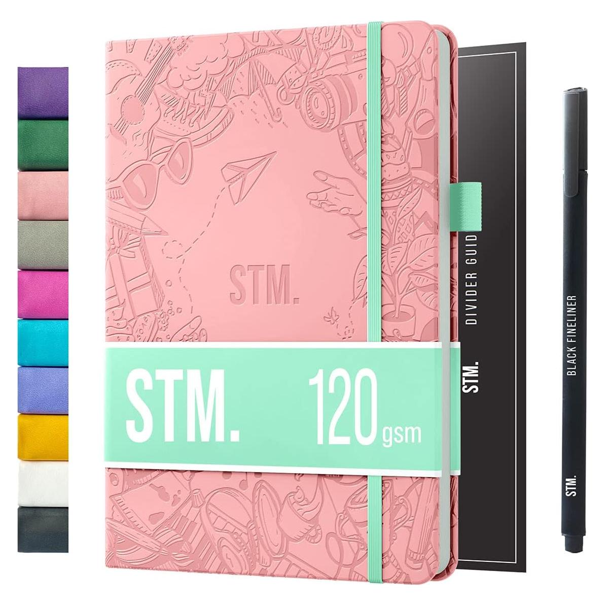 Cuaderno Dotted A5 Scribbles That Matter Rosa Pastel 120gsm