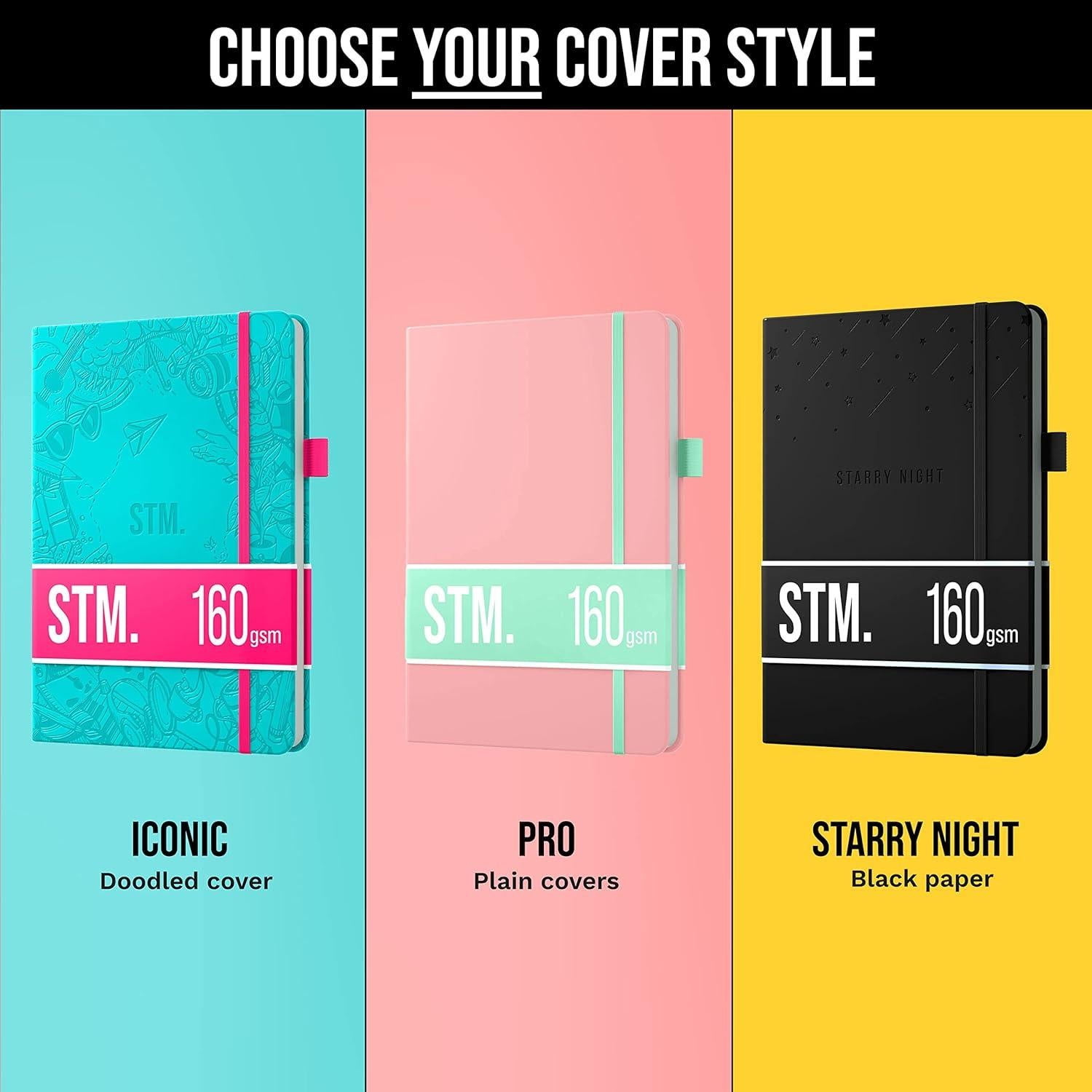 Cuaderno Dotted A5 Scribbles That Matter Rosa Pastel 120gsm