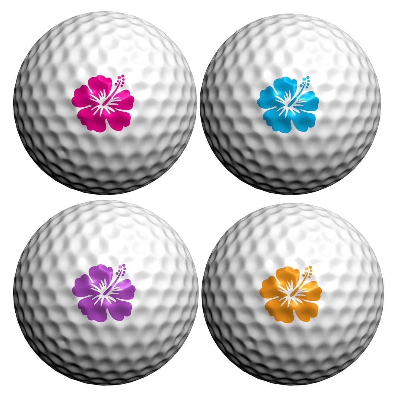 Marcadores de Pelotas de Golf Golfdotz Paraíso Tropical - 32 Unidades