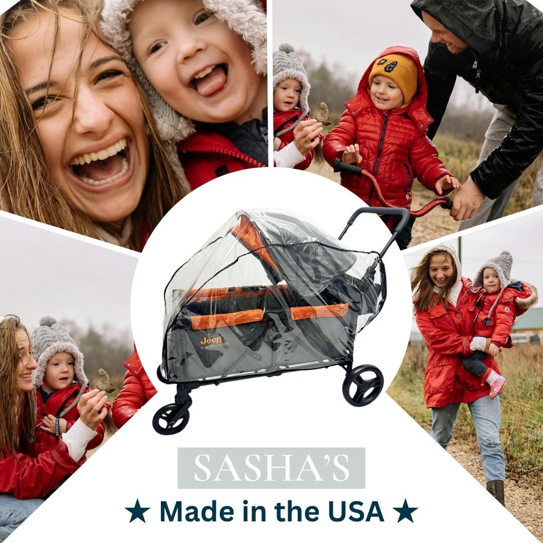 Cubierta de Lluvia y Viento SASHA para Carro de Paseo Jeep Sport