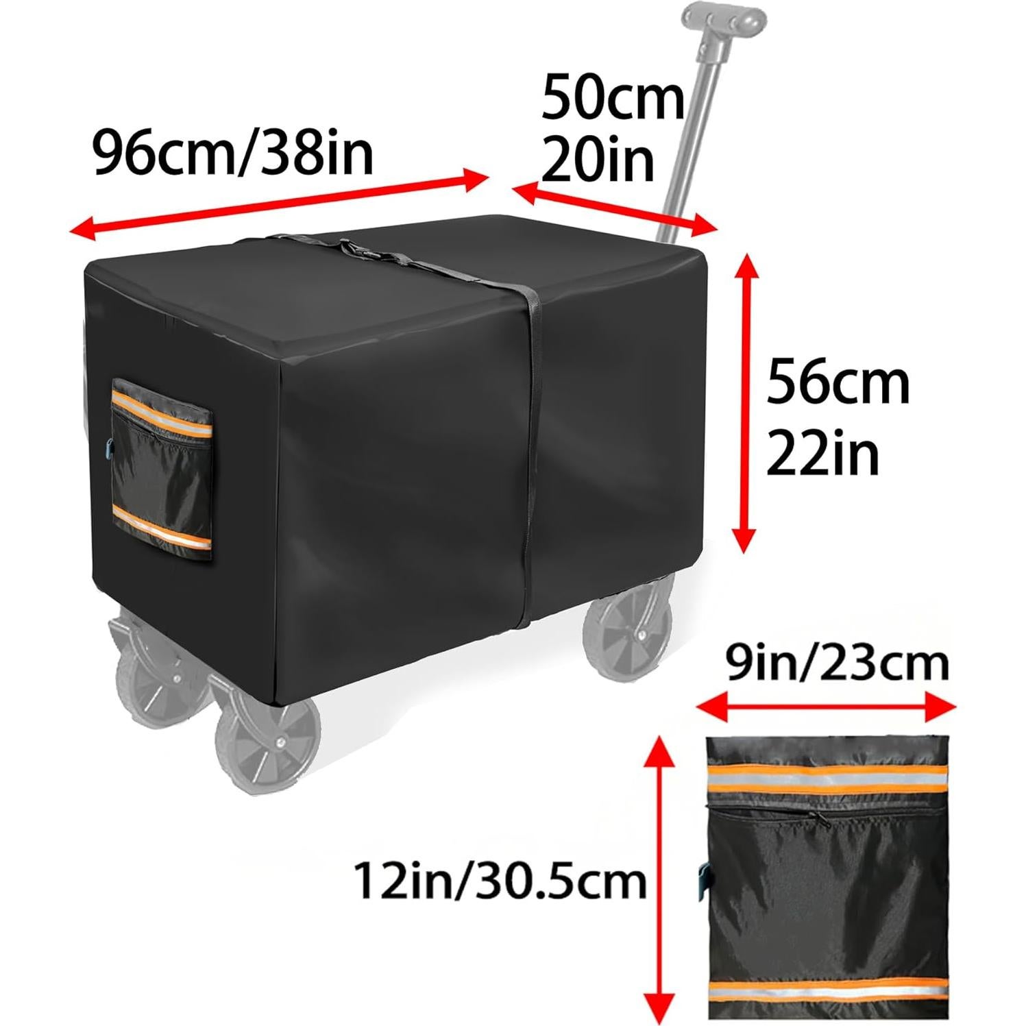 Cubierta Impermeable para Carro de Mano JRRXM 96.5x50.8cm