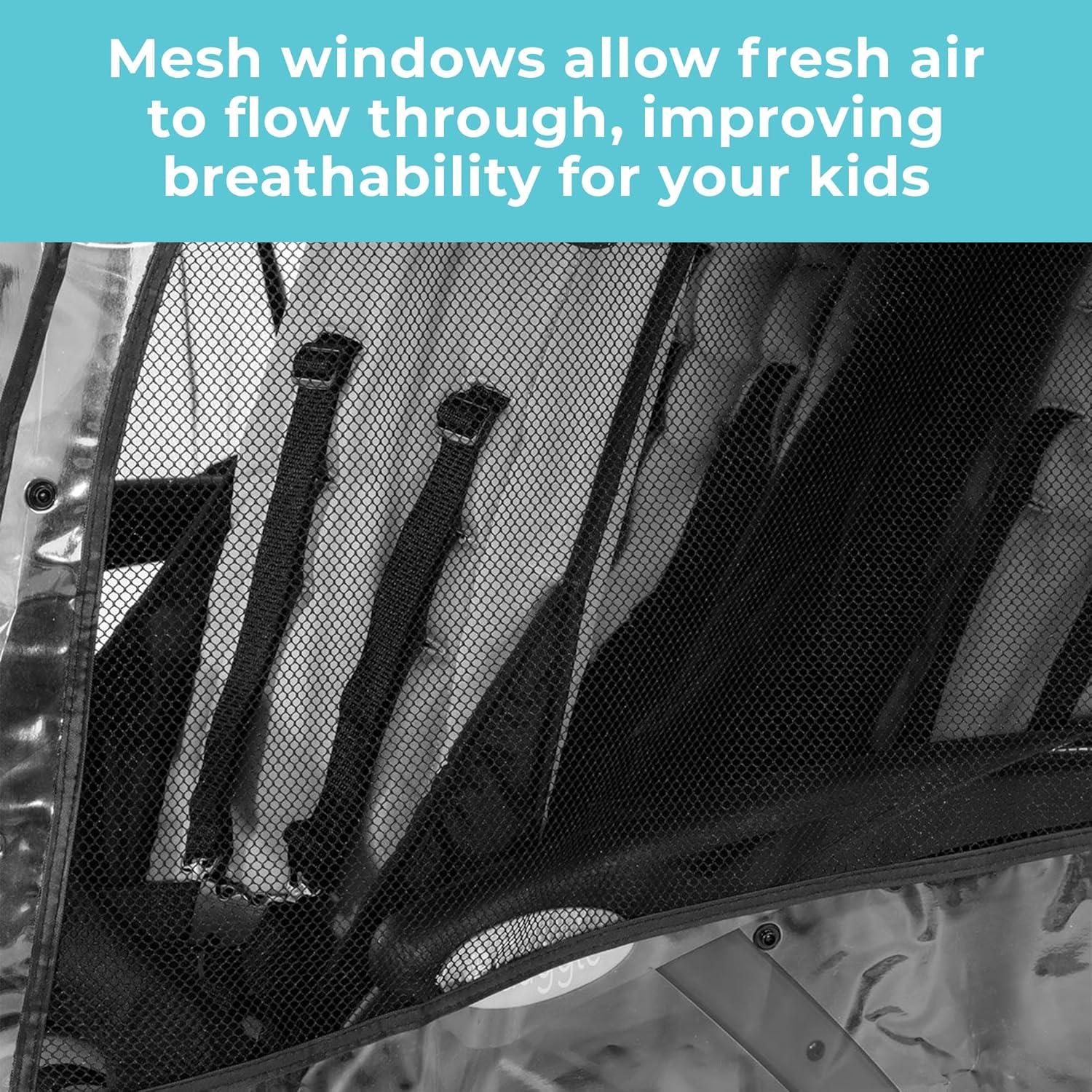 Cubierta de Lluvia para Carrito Quad Foundations - Vinilo Transparente