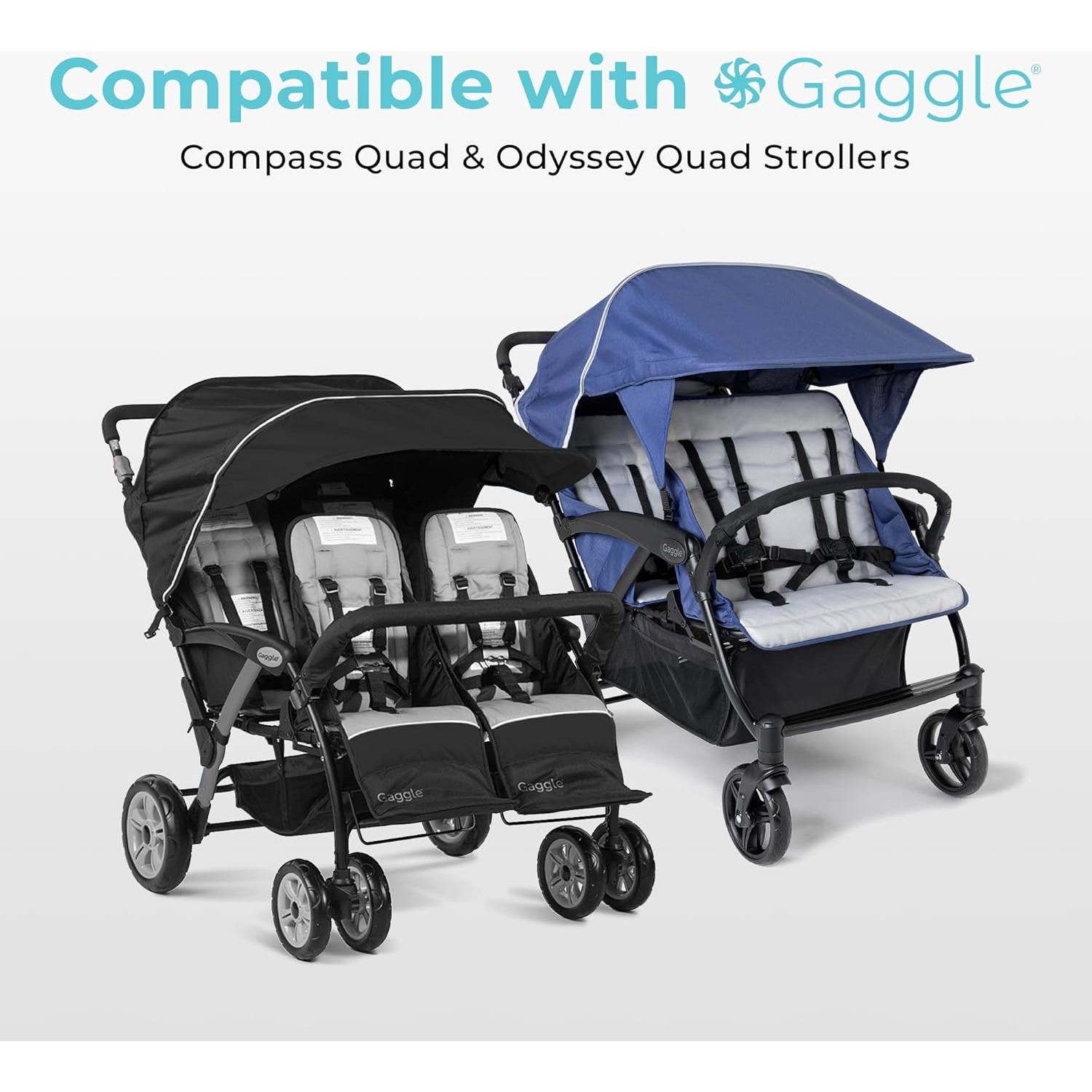 Cubierta de Lluvia para Carrito Quad Foundations - Vinilo Transparente