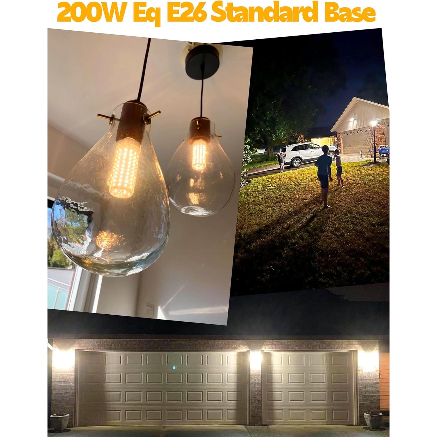 Bombilla LED E26 Xyanmc 20W 3000LM 2700K Blanco Cálido