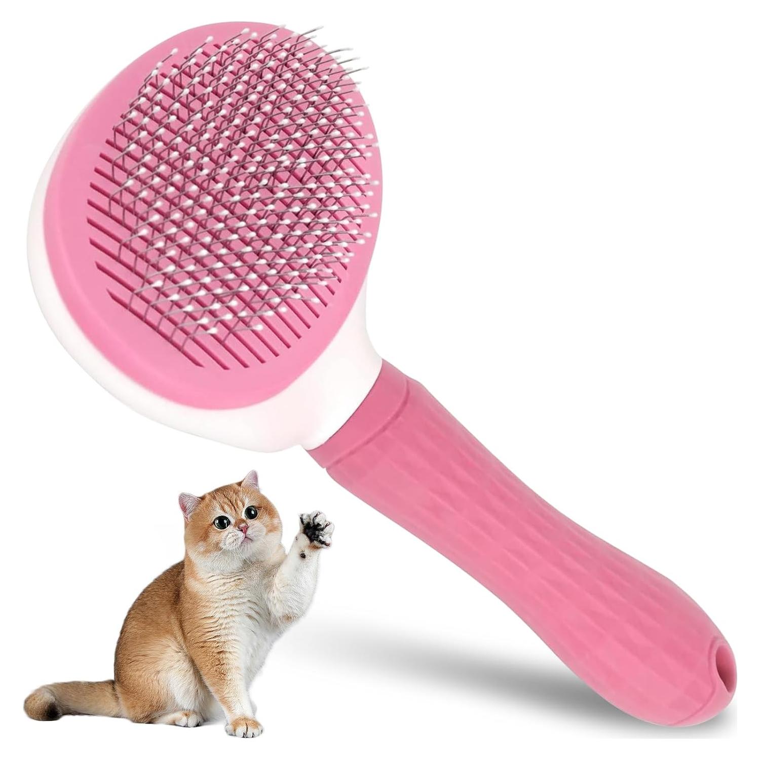 Cepillo Autolimpiante para Perros y Gatos Genérico 23.5x13.9cm