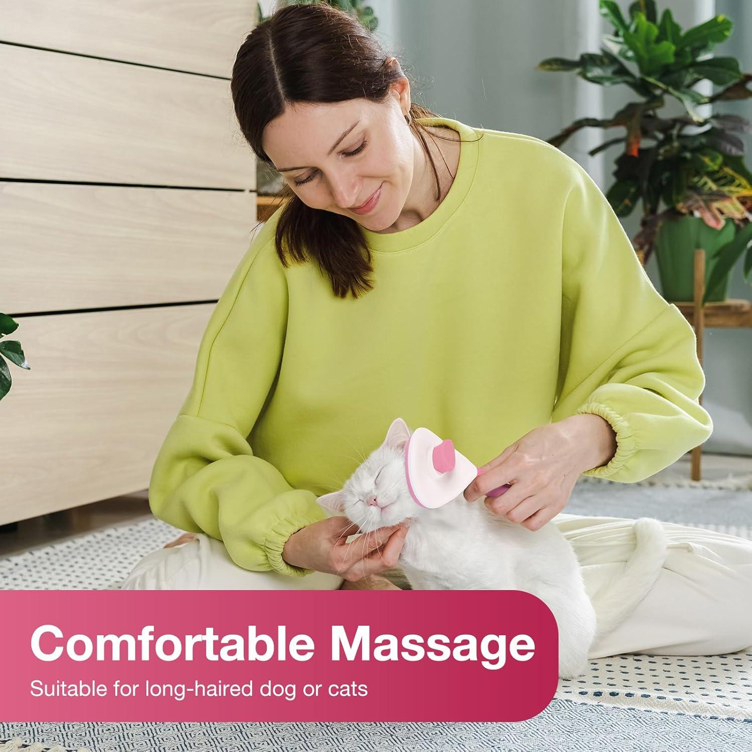 Cepillo Autolimpiante para Perros y Gatos Genérico 23.5x13.9cm