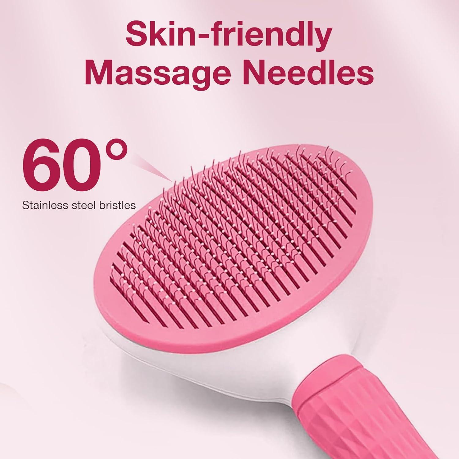 Cepillo Autolimpiante para Perros y Gatos Genérico 23.5x13.9cm