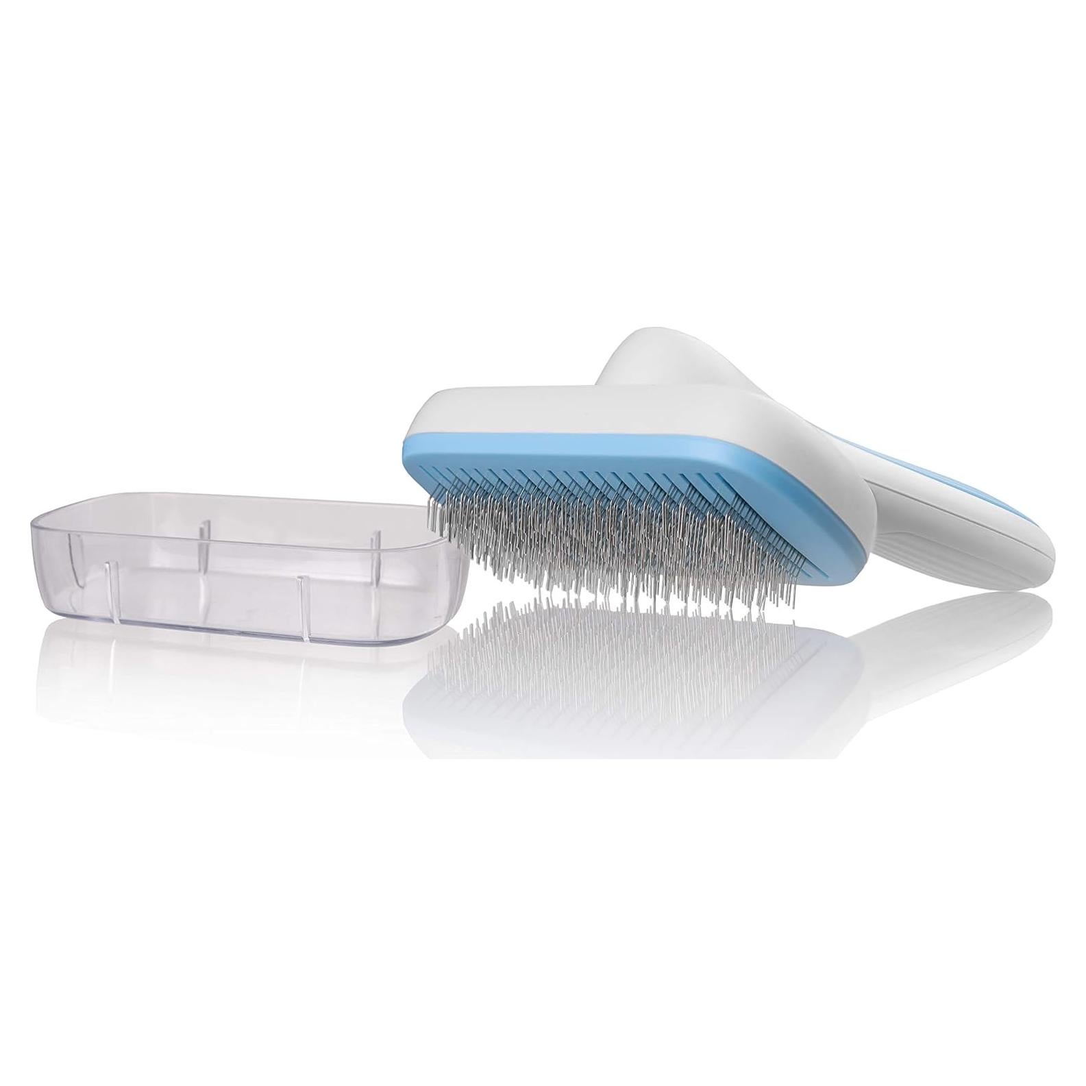 Cepillo Deshebrador Automático Pets First para Perros y Gatos