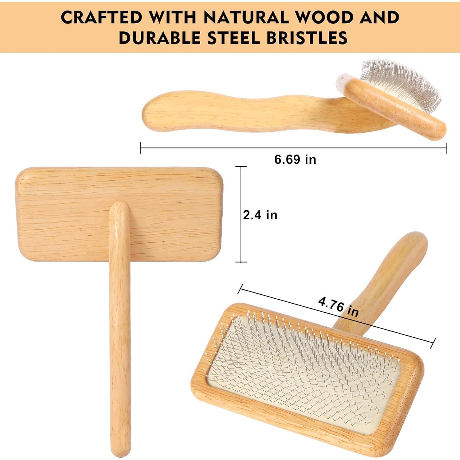 Cepillo Slicker para Perros y Gatos SGSYRYCO - Acicalamiento Efectivo