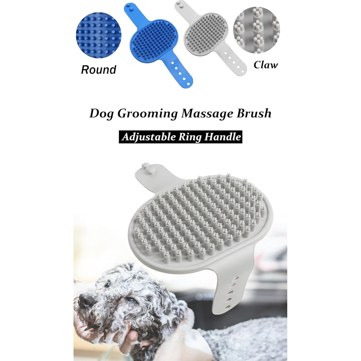 Juego de Aseo para Perros Popsica - 7 Piezas con Guantes y Cepillos