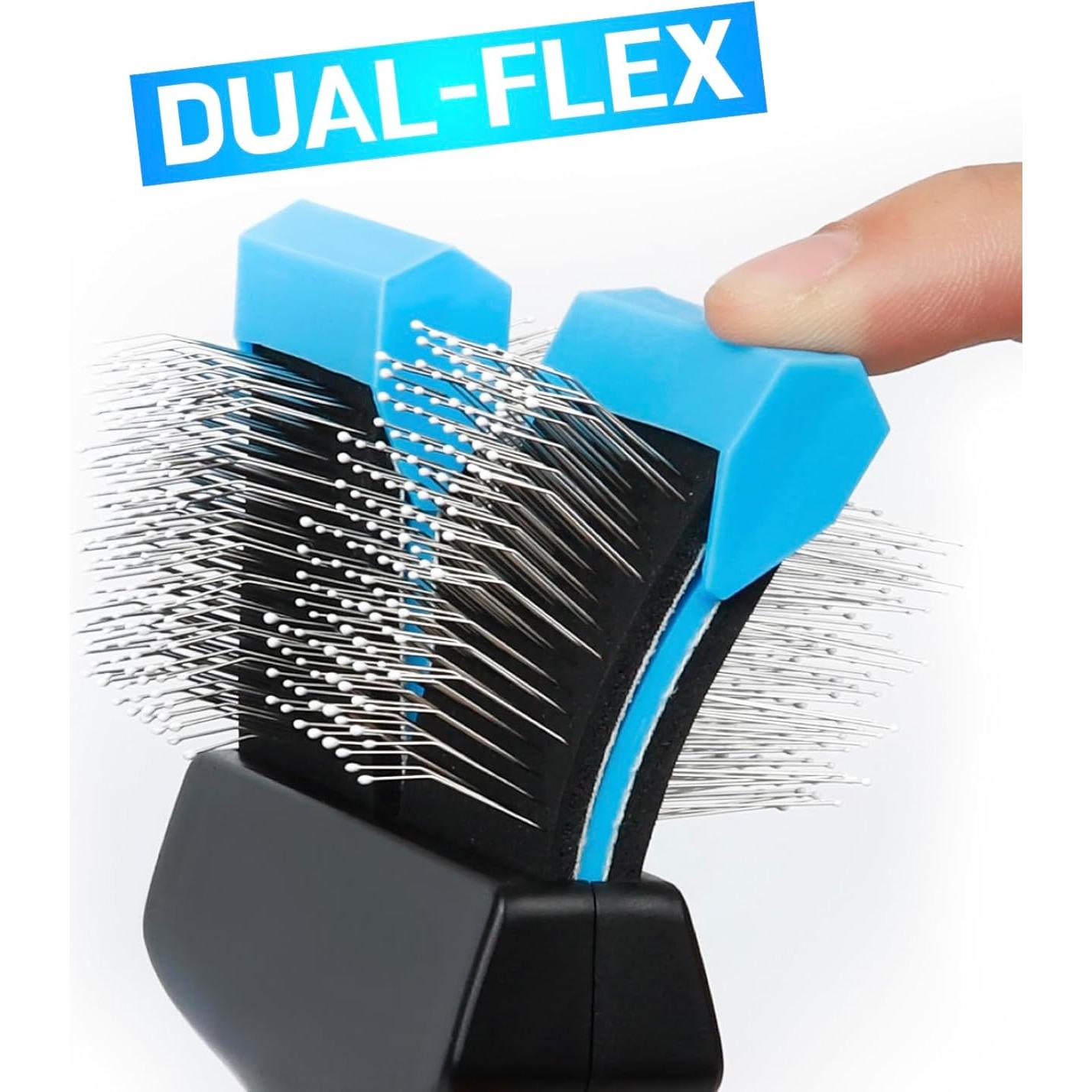 Cepillo Dual Flex iToleeve para Perros y Gatos - Aseo Suave