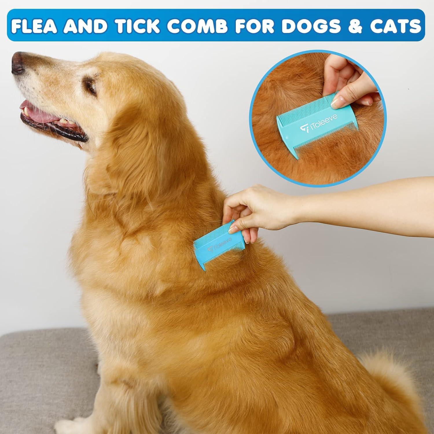 Cepillo Dual Flex iToleeve para Perros y Gatos - Aseo Suave